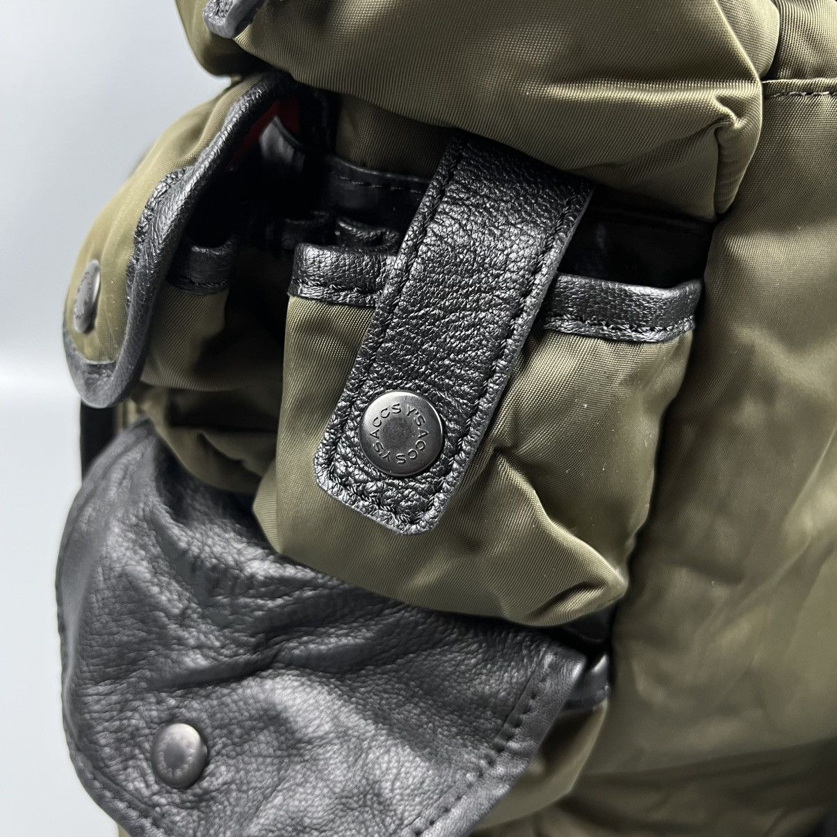Yohji Yamamoto Y’saccs - Tanker Backpack Nylon Leather Size ONE SIZE - 9 Thumbnail