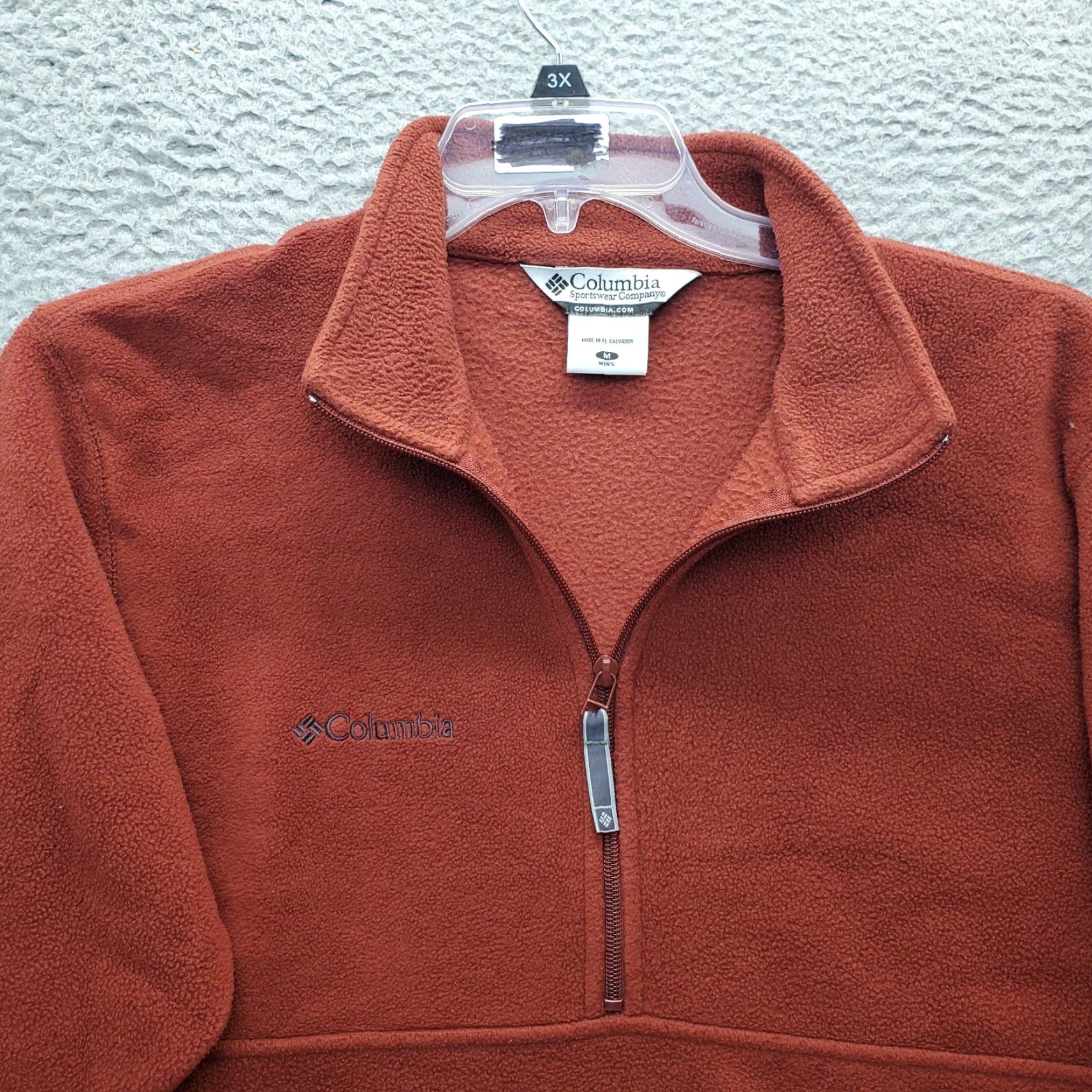 PONY Columbia Pullover Fleece Sweater Mens M Mock Neck Half Zip Pony Logo Multicolor Size US M / EU 48-50 / 2 - 3 Thumbnail