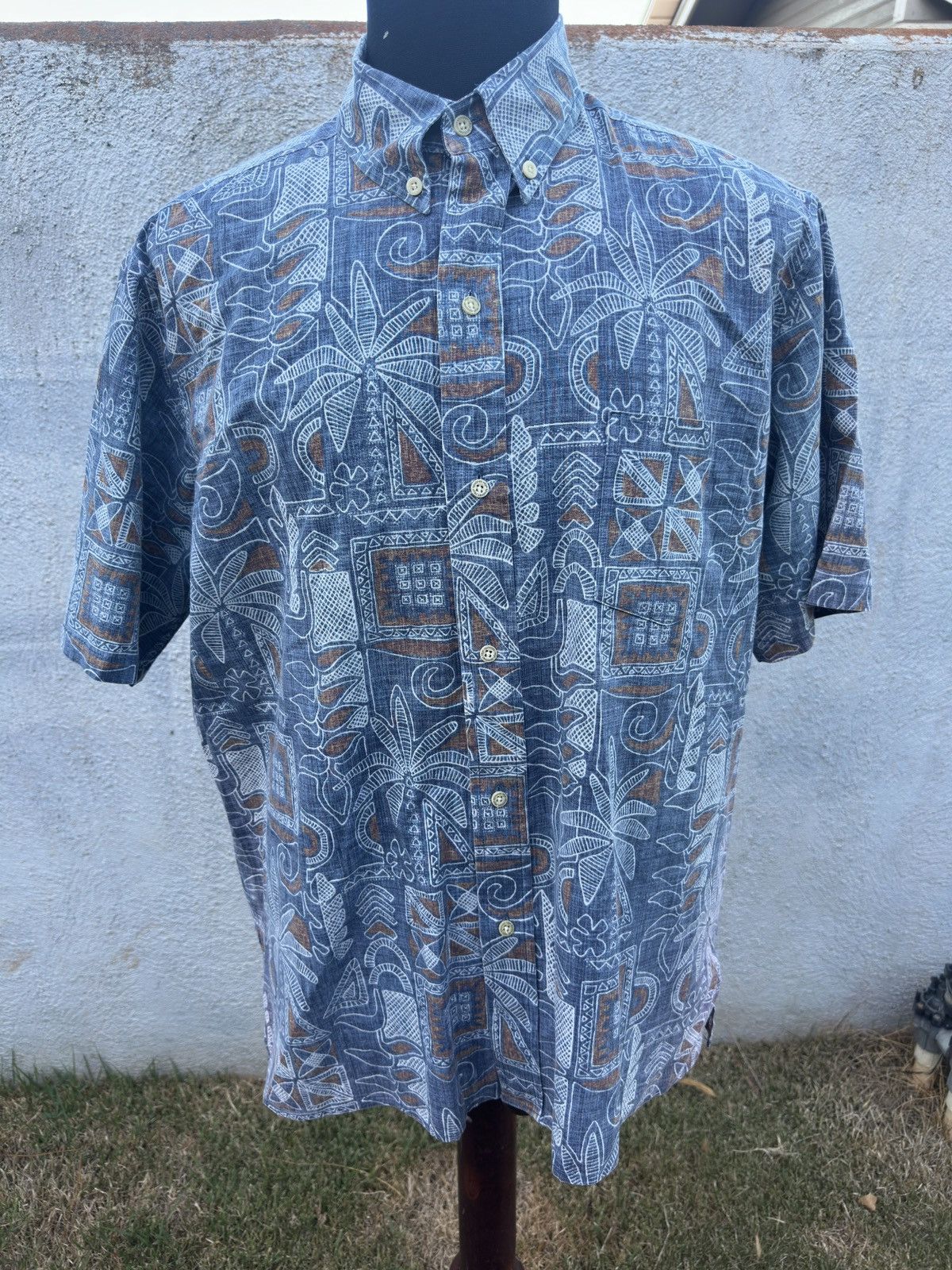 Reyn Spooner PreOwned Reyn Spooner Multicolored Hawaiian Print Men's L Size US L / EU 52-54 / 3 - 1 Thumbnail