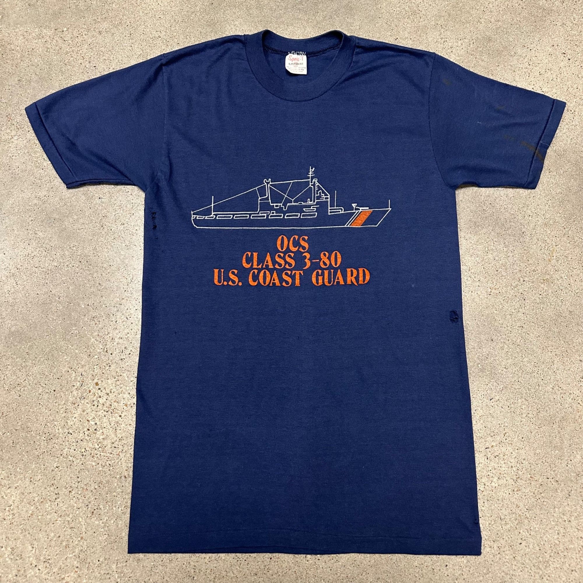 Vintage Vintage 80s US Military Coast Guard OCS Class 3-80 Shirt Size US M / EU 48-50 / 2 - 1 Thumbnail