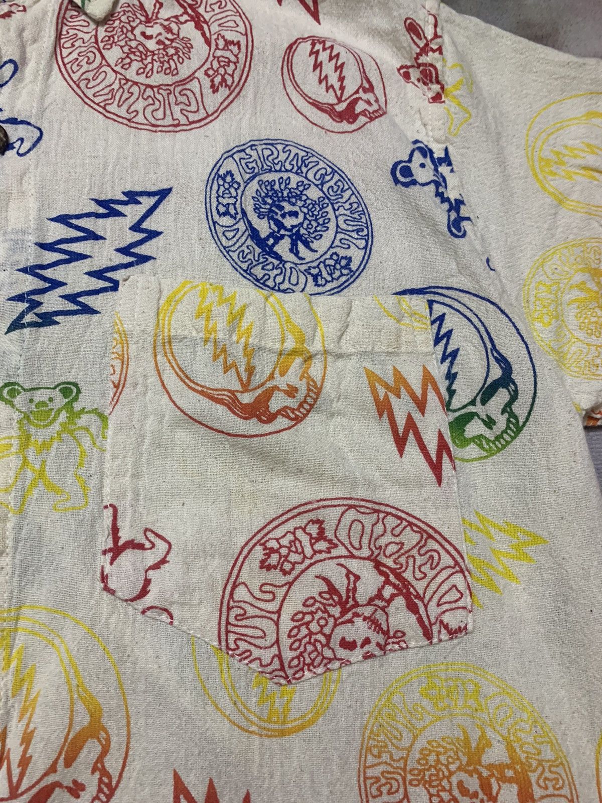 Band Tees Grateful Dead Linen Hawaiian Shirt Size US M / EU 48-50 / 2 - 8 Thumbnail