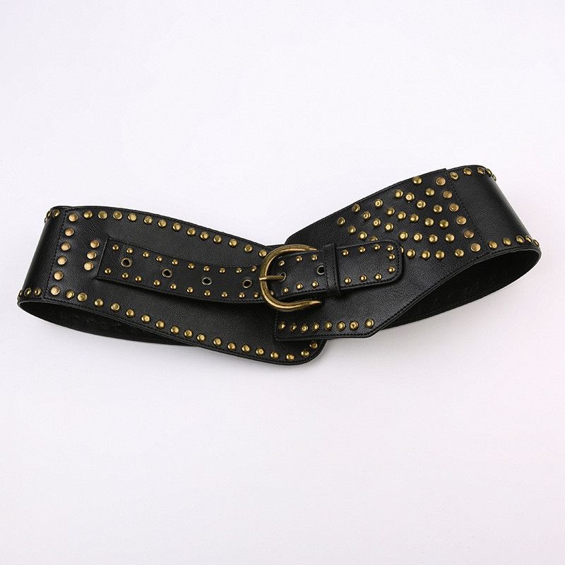 Japanese Brand Y2K Rivet Ring Belt Vintage Punk Style Crop Size ONE SIZE - 7 Thumbnail