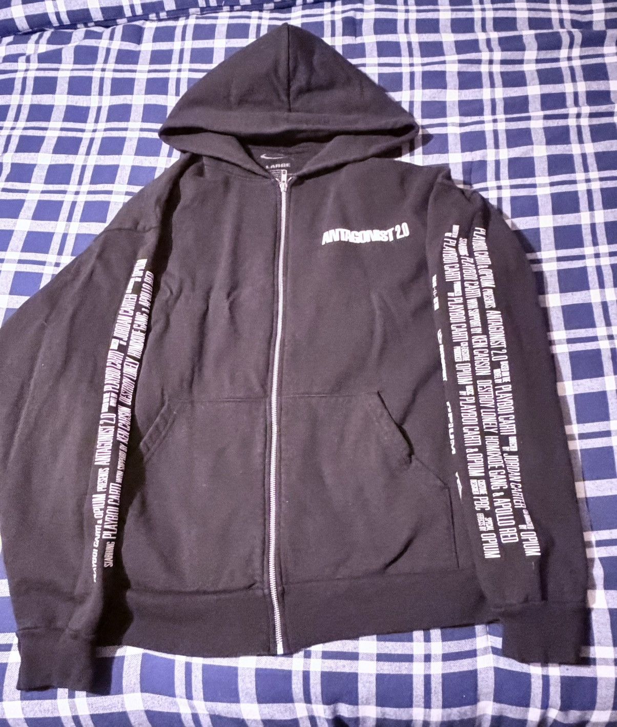 Playboi Carti Antagonist Tour 2.0 Zip-Up Size US L / EU 52-54 / 3 - 1 Thumbnail