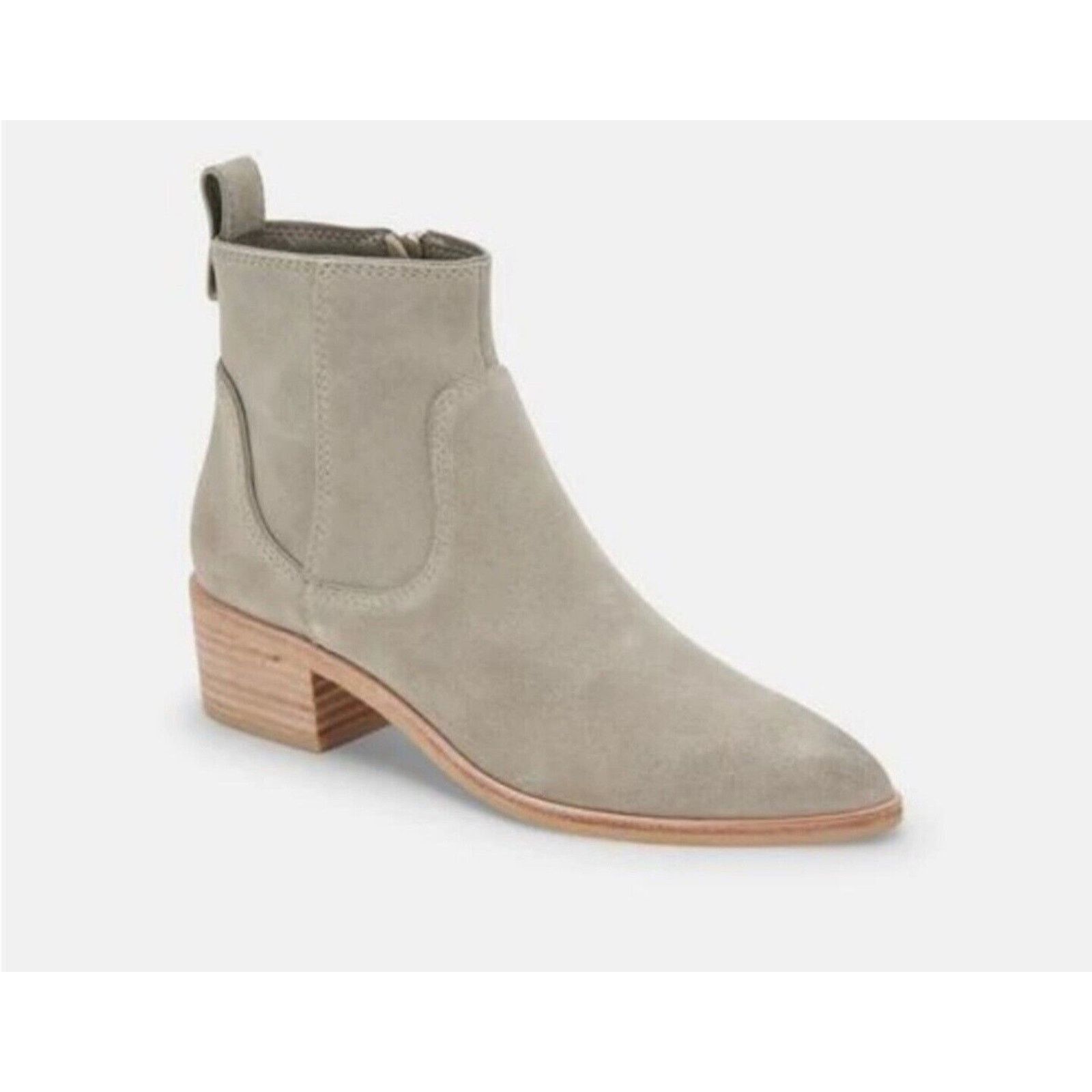 Dolce Vita Dolce Vita Bootie Shoes Gray Suede Ankle Bootie Pointed Toe Size US 9 / IT 39 - 1 Thumbnail
