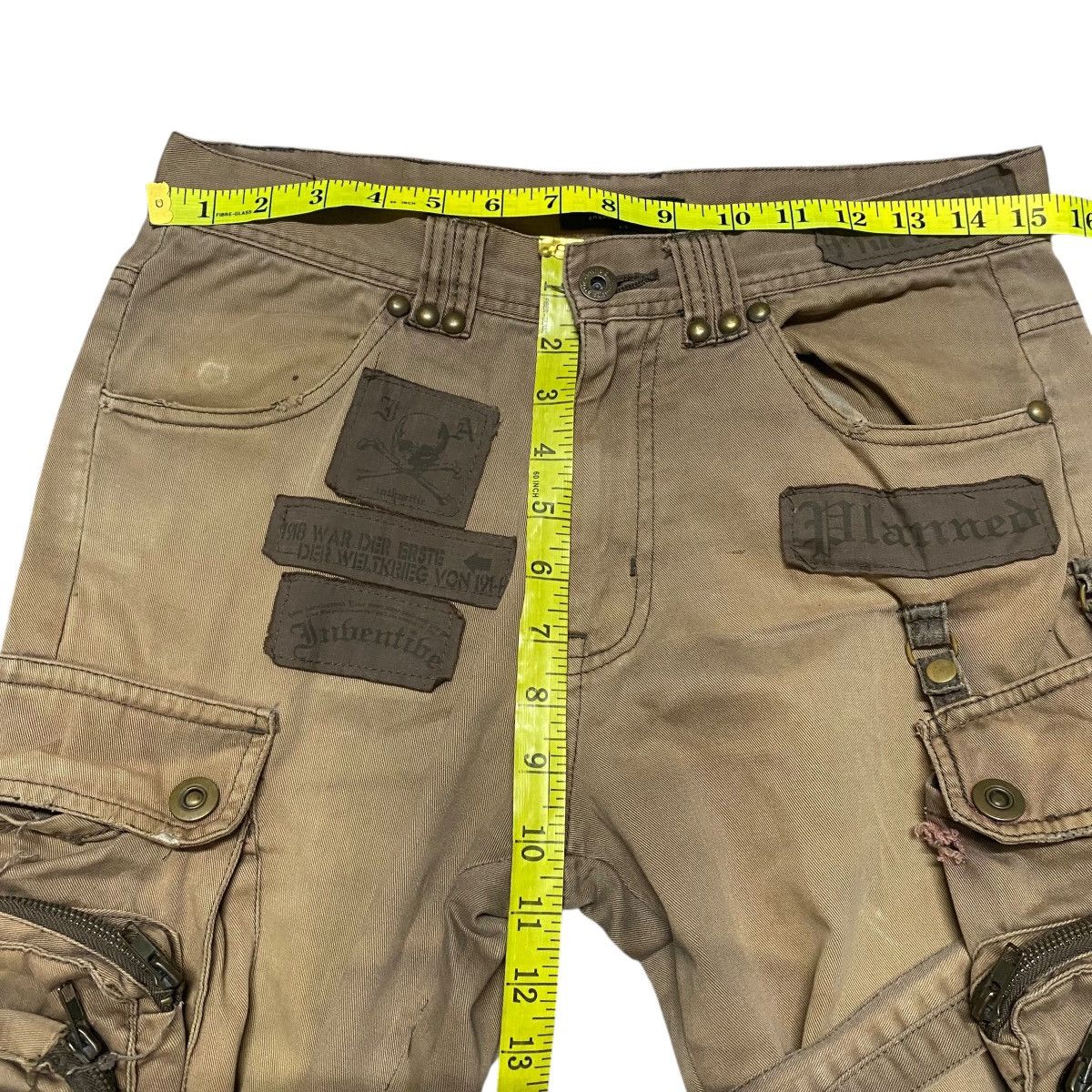 Japanese Brand IN THE ATTIC Sunfaded Holster Cargo Pants Flare Patches Size US 30 / EU 46 - 17 Thumbnail