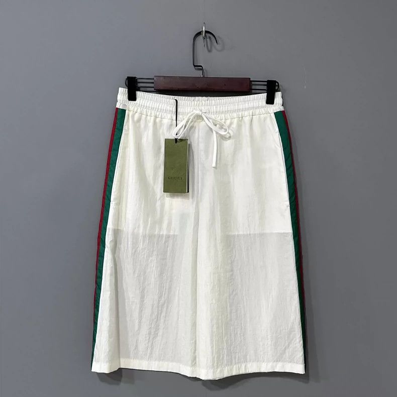 Gucci Gucci Classic red and green striped shorts 2502-Nextarrow Size US 32 / EU 48 - 3 Thumbnail