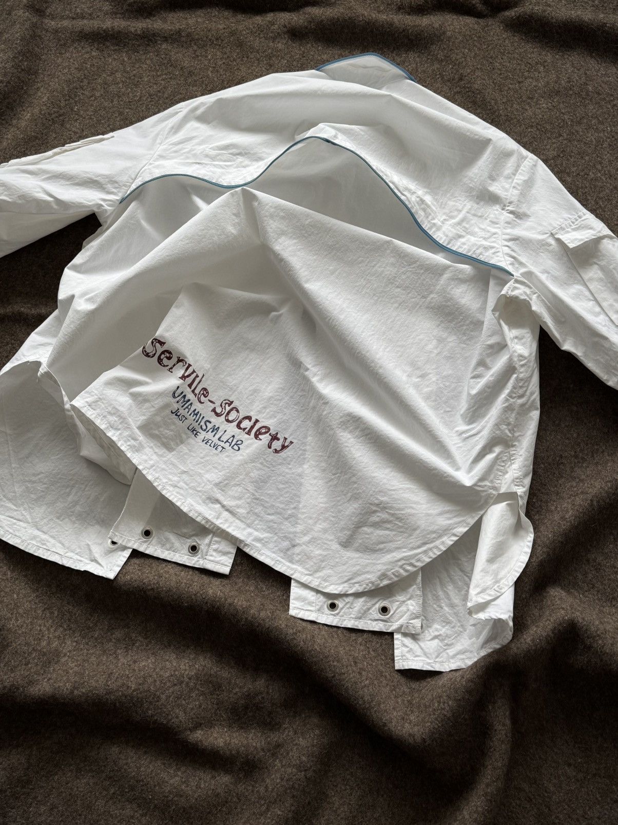Other Deny Umamiism Pocket White Jacket Size US L / EU 52-54 / 3 - 7 Thumbnail