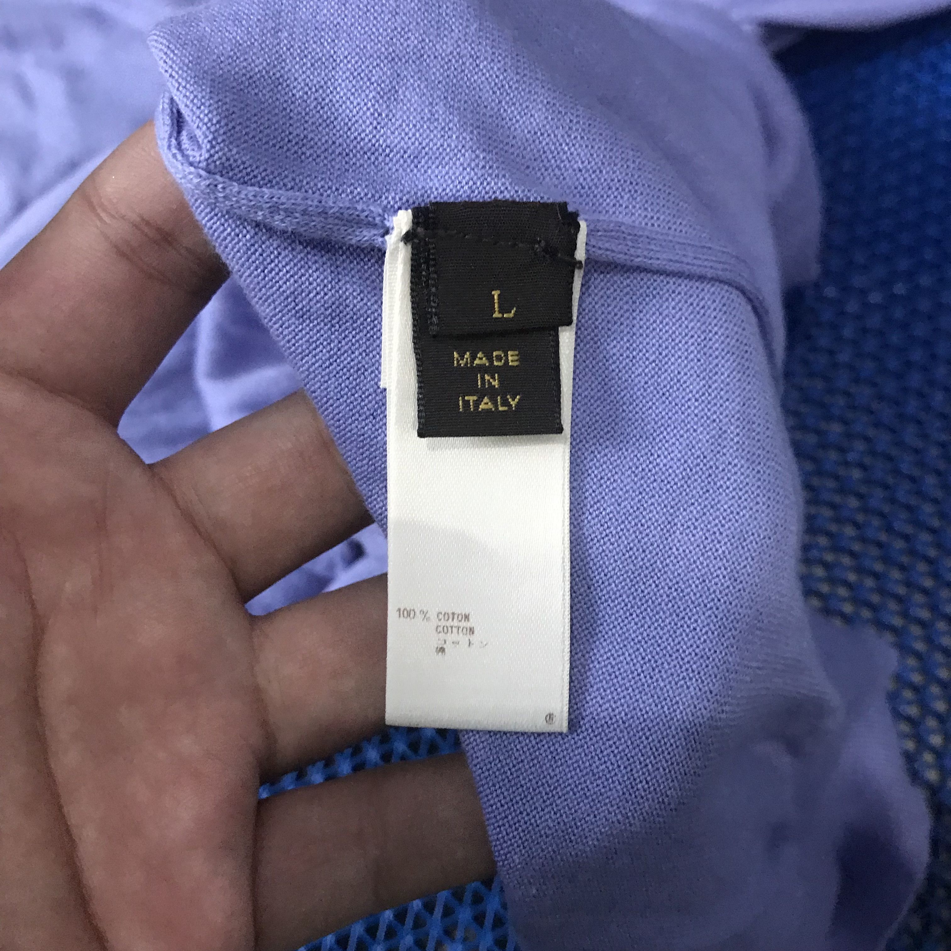 Designer × Louis Vuitton Lv Louis Vuitton Knitwear Polo Shirt Deep Purple Size L Size US L / EU 52-54 / 3 - 6 Thumbnail
