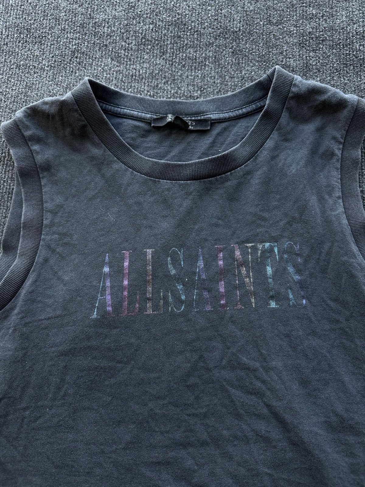 Allsaints 🚨ALLSAINTS WOMEN T-SHIRT TOP LUXURY OPIUM Size M / US 6-8 / IT 42-44 - 6 Thumbnail