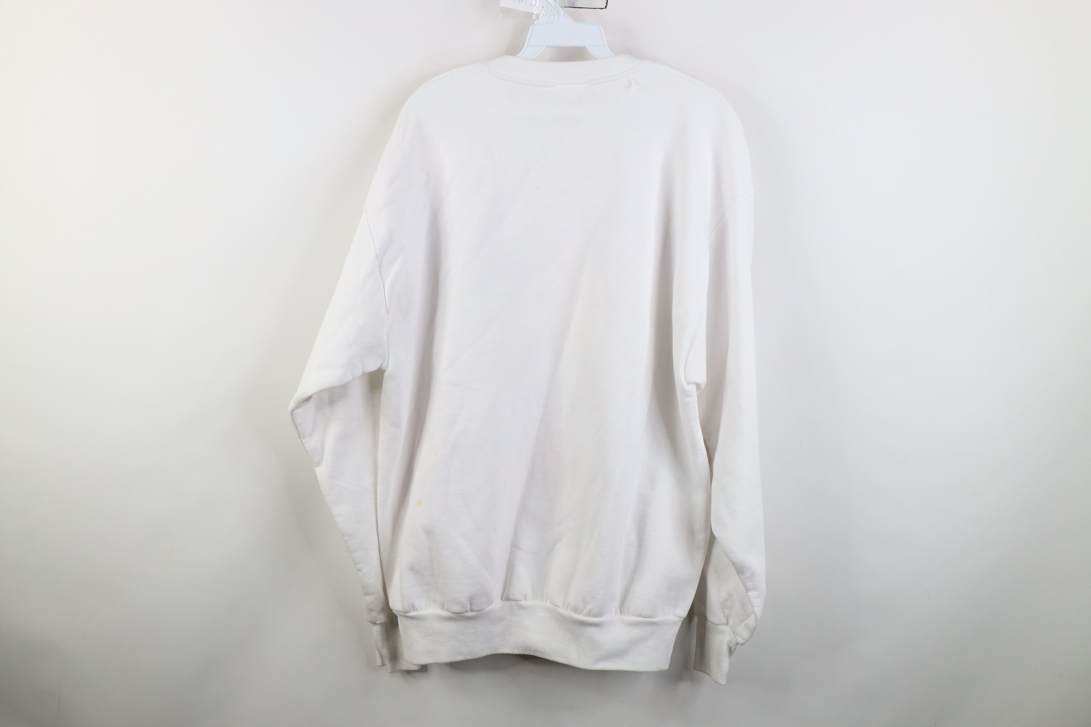Vintage Vintage Y2K 2001 World Trade Center Flag Sweatshirt White Size US L / EU 52-54 / 3 - 11 Thumbnail