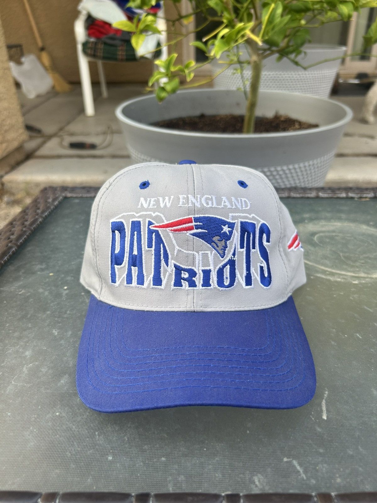 NFL × Vintage Vintage New England Patriots Team NFL SnapBack Hat Size ONE SIZE - 1 Thumbnail