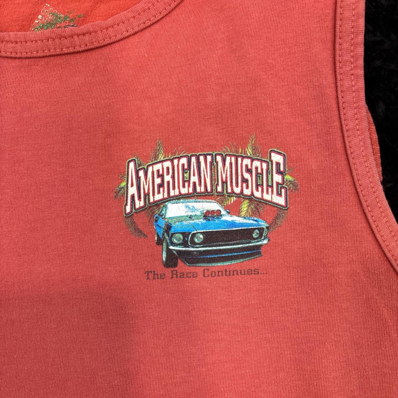 Other Orange american muscle tank top Size US L / EU 52-54 / 3 - 4 Thumbnail