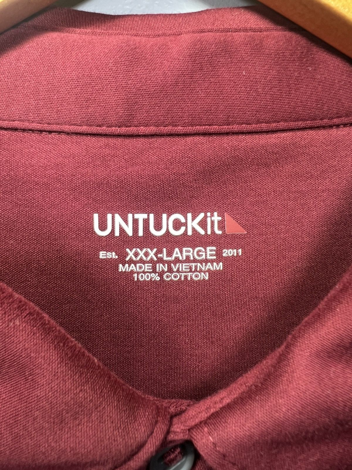 UNTUCKit UNTUCKit Mens 3XL Damaschino Long Sleeve Polo Shirt Reg Fit Size US XXL / EU 58 / 5 - 3 Thumbnail