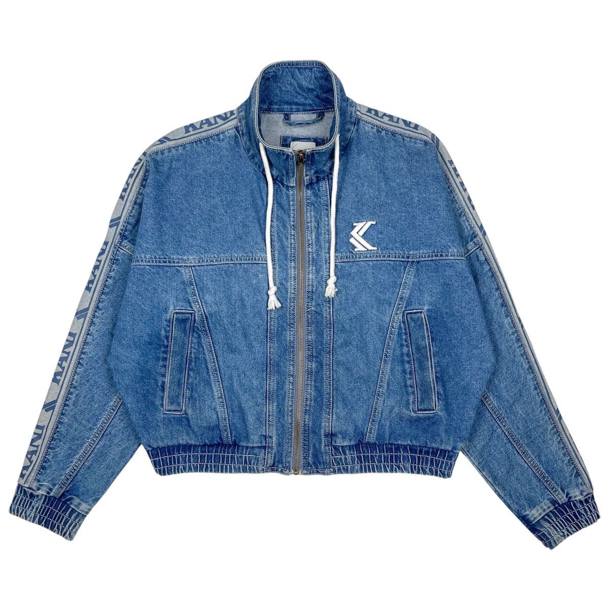 Karl Kani Karl Kani Vintage Cropped Denim Jean Jacket Size L / US 10 / IT 46 - 6 Thumbnail