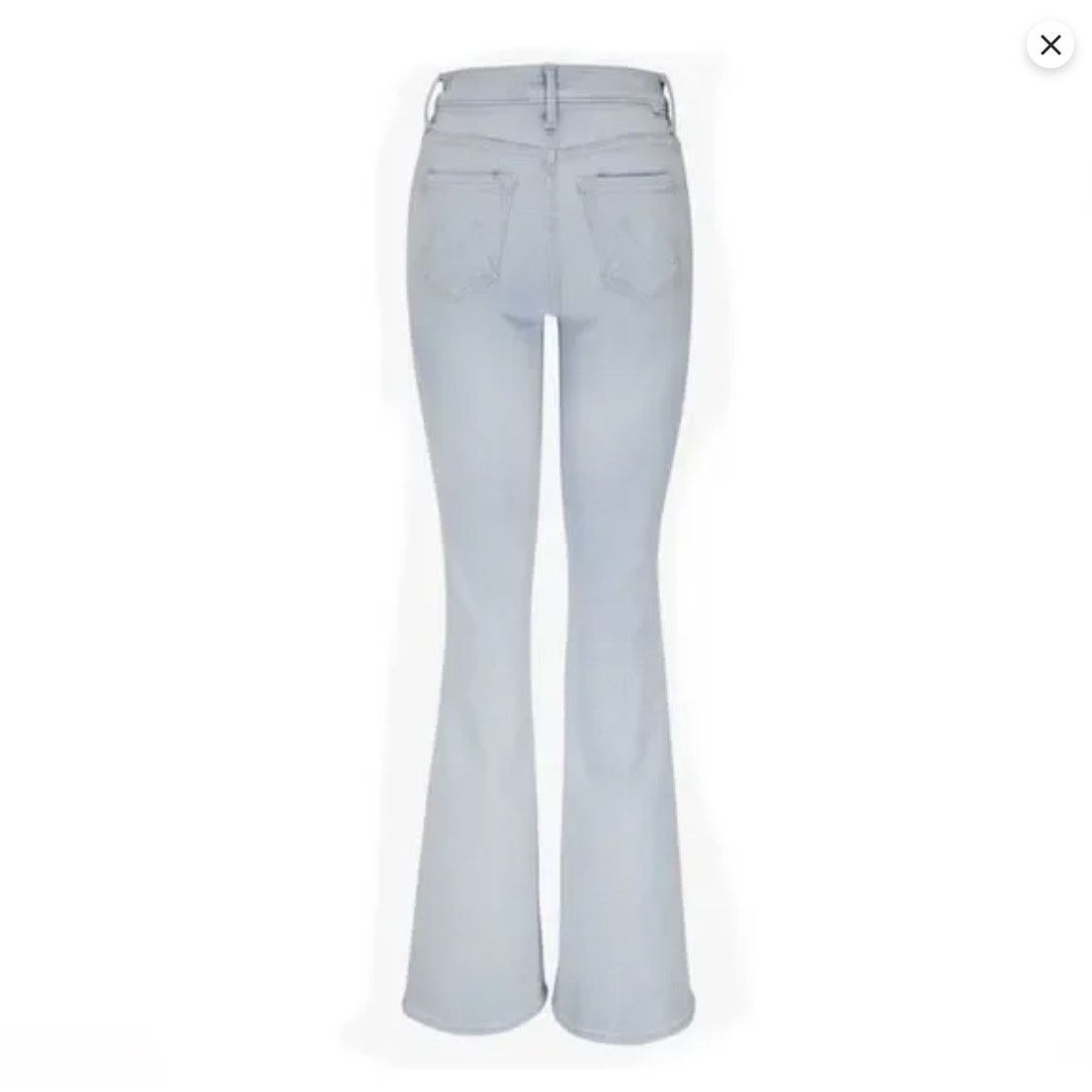 MOTHER MOTHER The Super Cruiser Double Heel Fray Flare Jeans Size 27" / US 4 / IT 40 - 3 Thumbnail