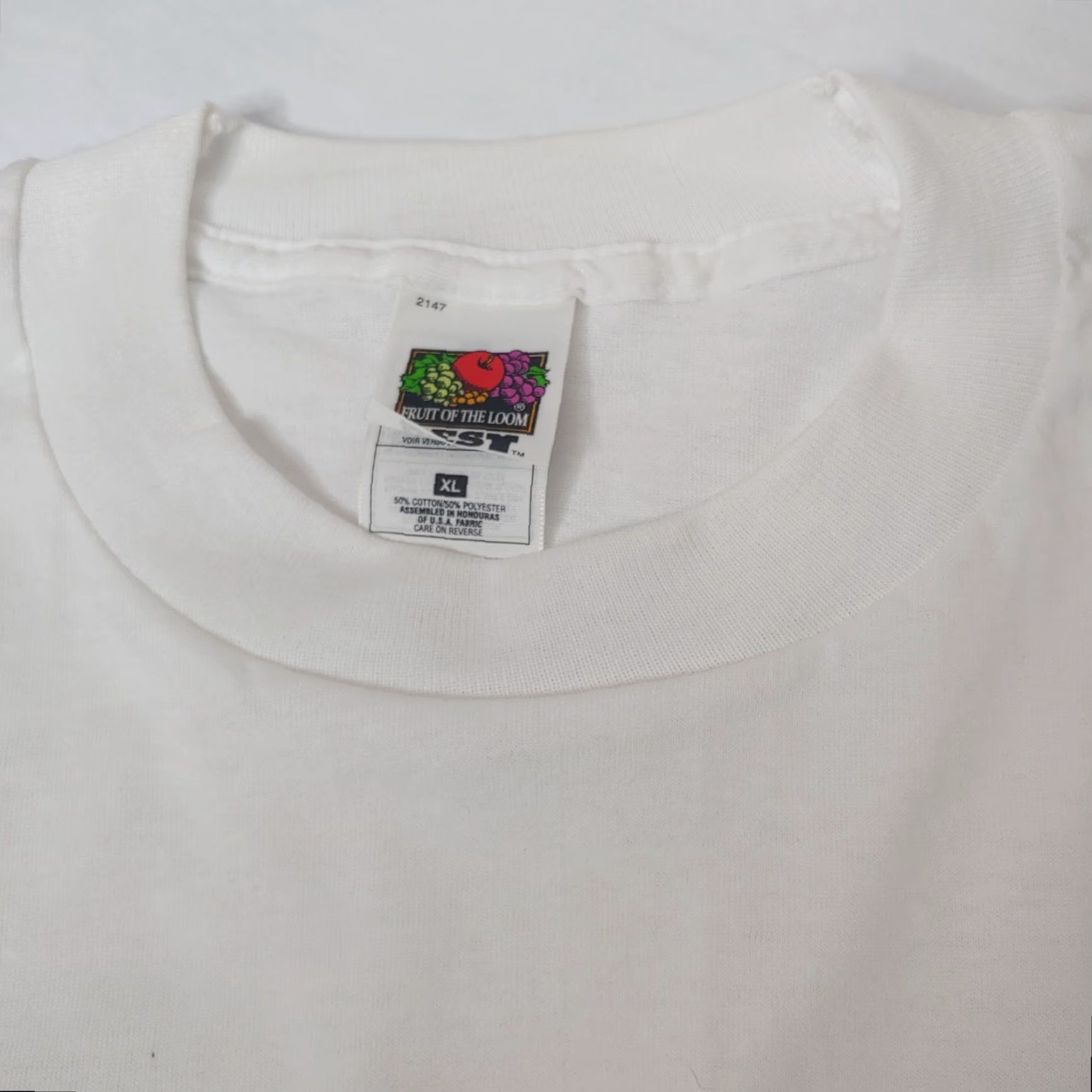 Fruit Of The Loom Volunteer Firefighters Shirt XL EMS Single Stitch Fireman Hero White NEW Vintage Shirt Size US XL / EU 56 / 4 - 7 Thumbnail