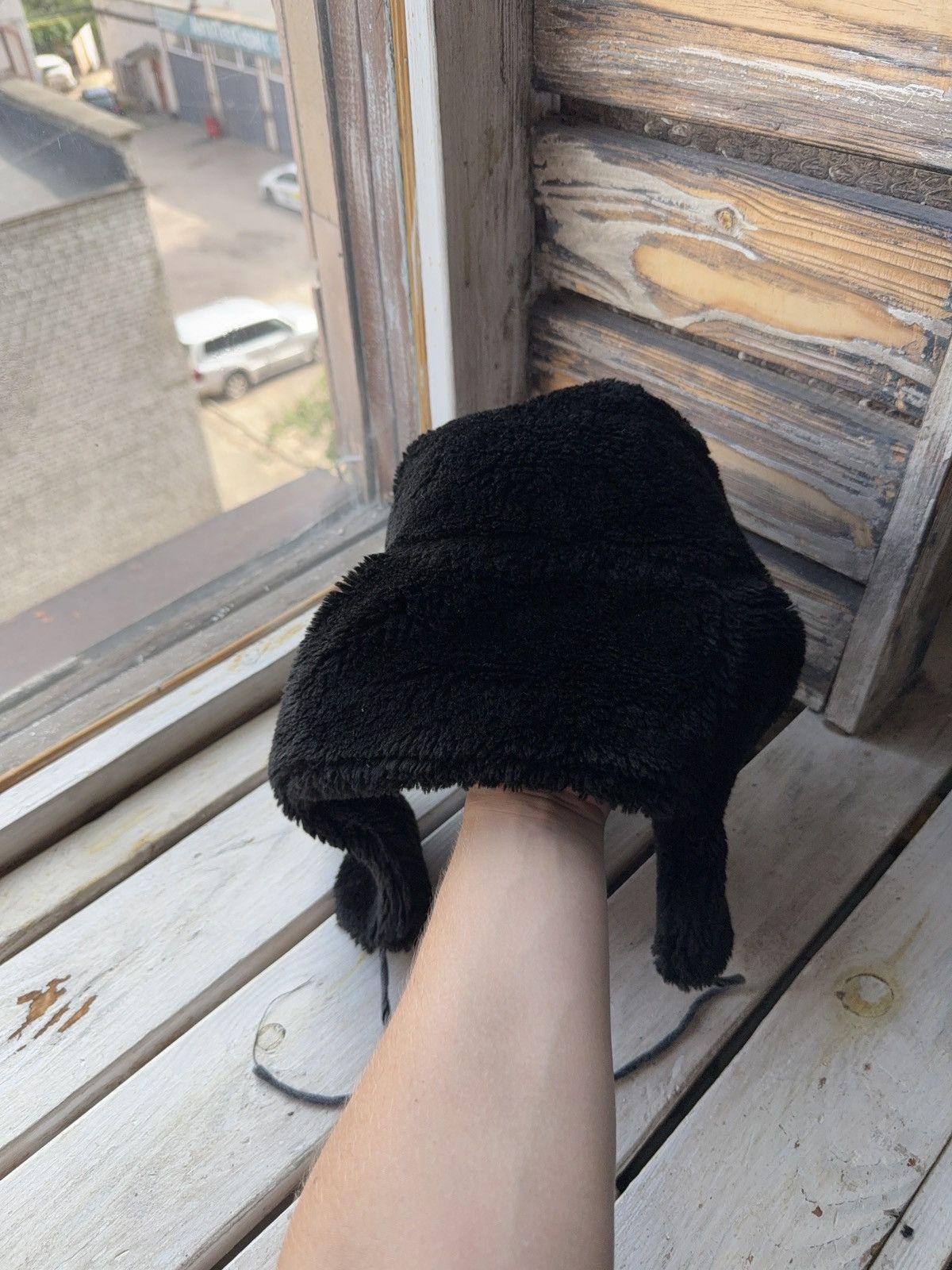 Vintage Vintage Real Fur Mohair Fuzzy Ushanka Y2K Opium Hype Rare OS Size ONE SIZE - 5 Thumbnail