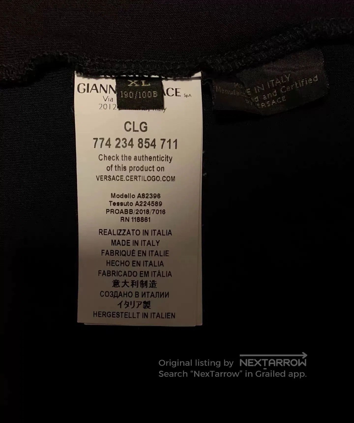 Japanese Brand Versace Men's Medusa Logo T-Shirt. Size US XL / EU 56 / 4 - 6 Thumbnail