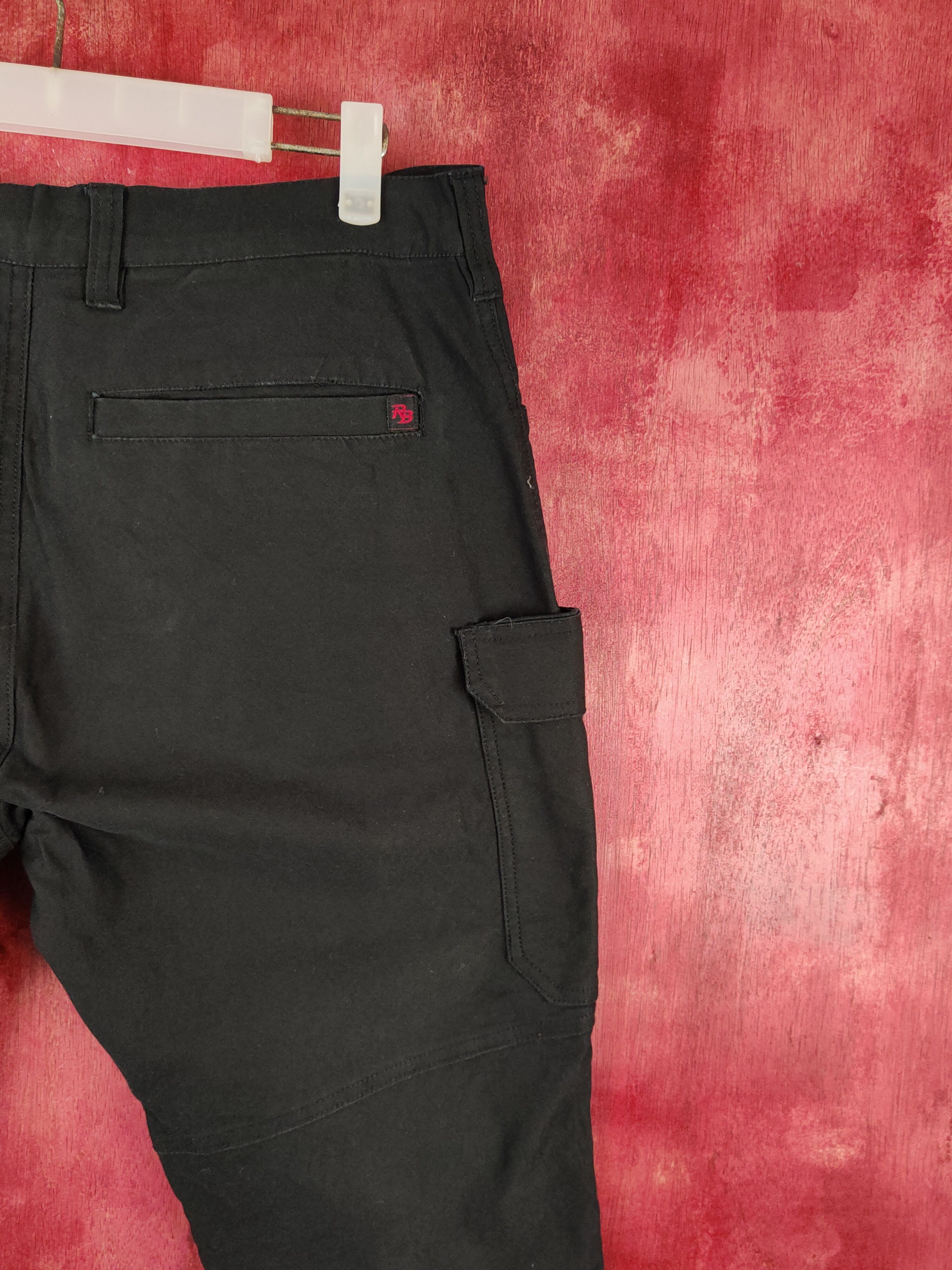 Japanese Brand Real Base Black Multipocket Tactical Cargo Pants #S1820 Size US 32 / EU 48 - 13 Thumbnail