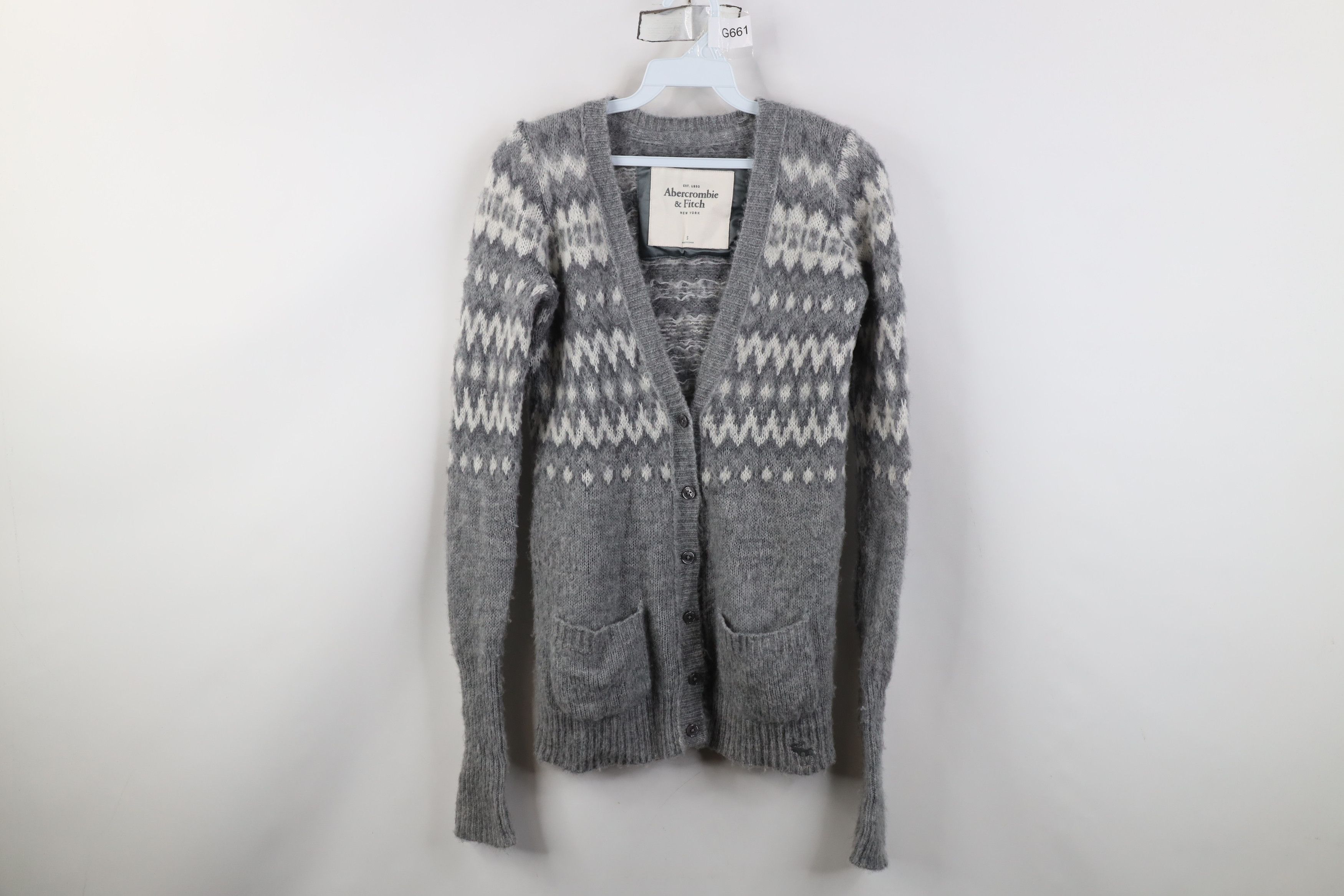 Abercrombie & Fitch Vintage 90s Y2K Abercrombie & Fitch Fair Isle Knit Sweater Size S / US 4 / IT 40 - 1 Thumbnail
