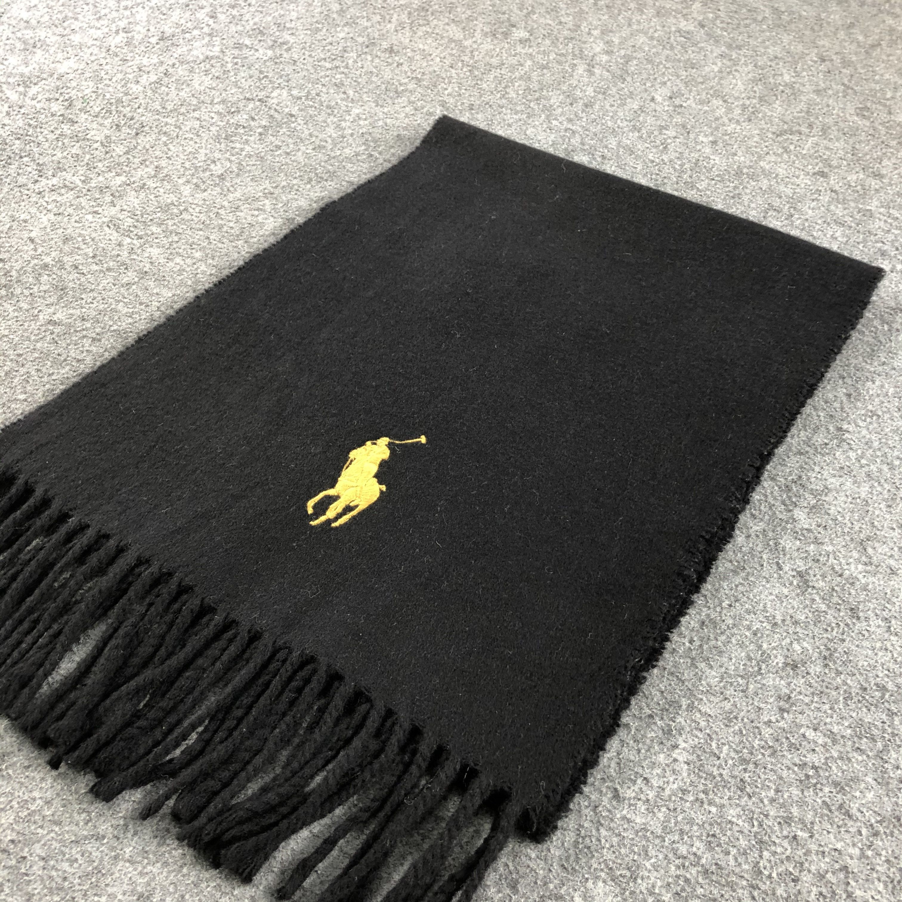 Polo Ralph Lauren Polo Ralph Lauren Big Logo Wool Scarf Muffler V703 Size ONE SIZE - 3 Thumbnail