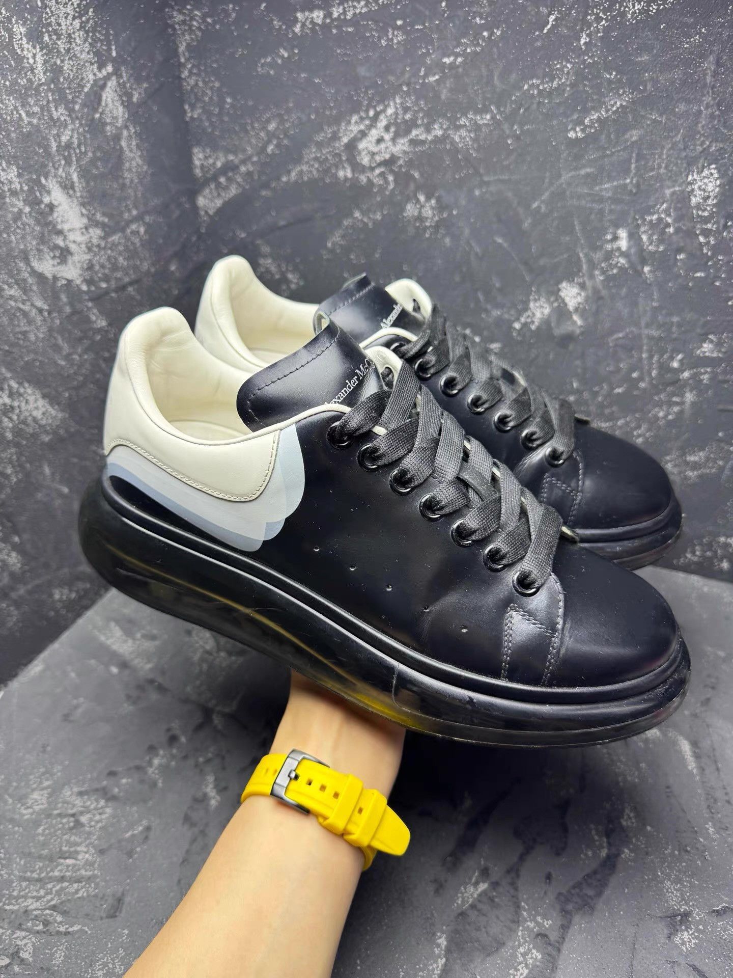 Alexander McQueen Alexander McQueen Air Sneakers with Gradient Wave Heel Q10 Size US 8 / EU 41 - 2 Thumbnail