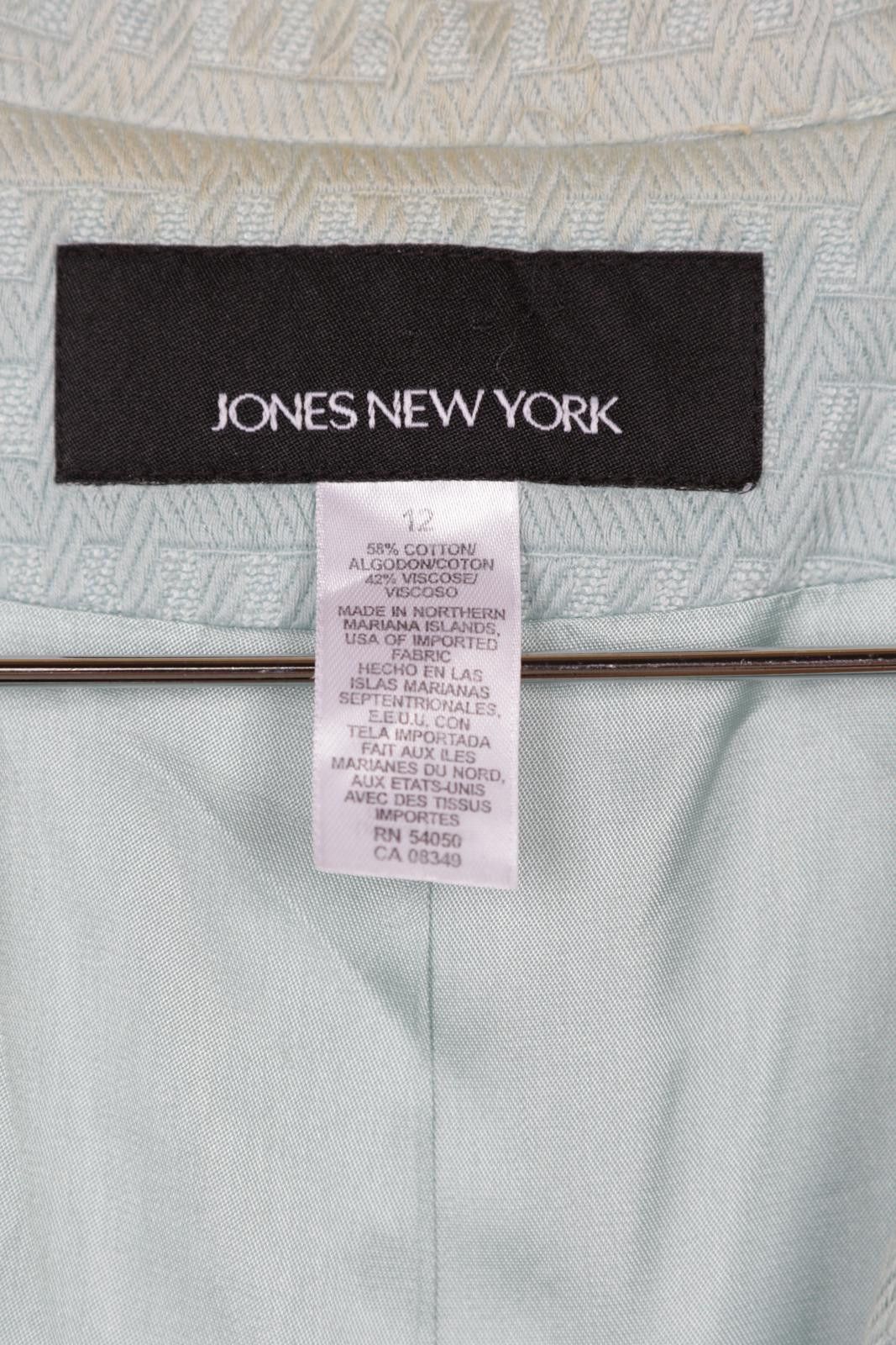 Jones New York 00's Jones New York Cropped Texture Blazer Size XL / US 12-14 / IT 48-50 - 6 Thumbnail