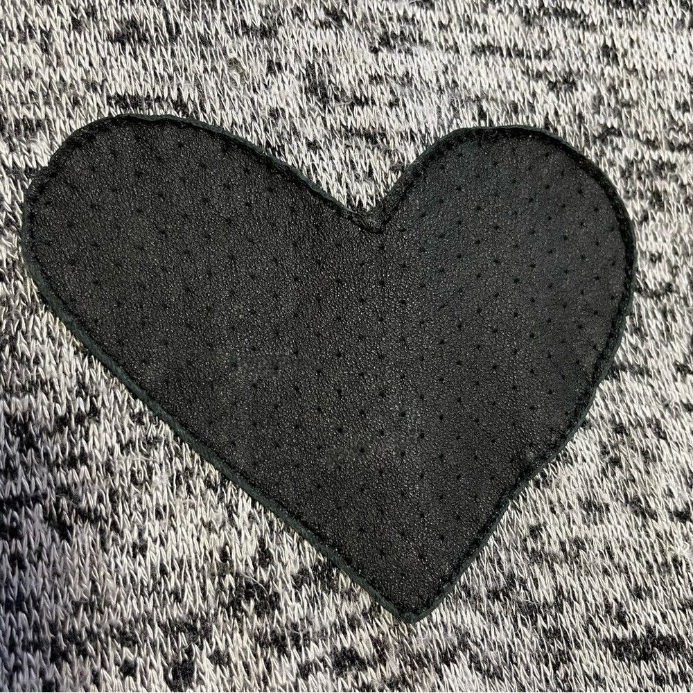 Other Jet John Eshaya Leather Heart Back Zipper Sweatshirt Top Si Size S / US 4 / IT 40 - 9 Thumbnail