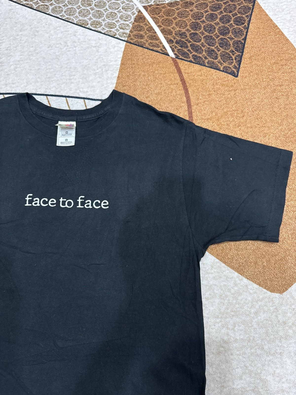 Vintage FACE TO FACE - NO AUTHORITY 1992 TOUR SHIRT Size US M / EU 48-50 / 2 - 4 Thumbnail