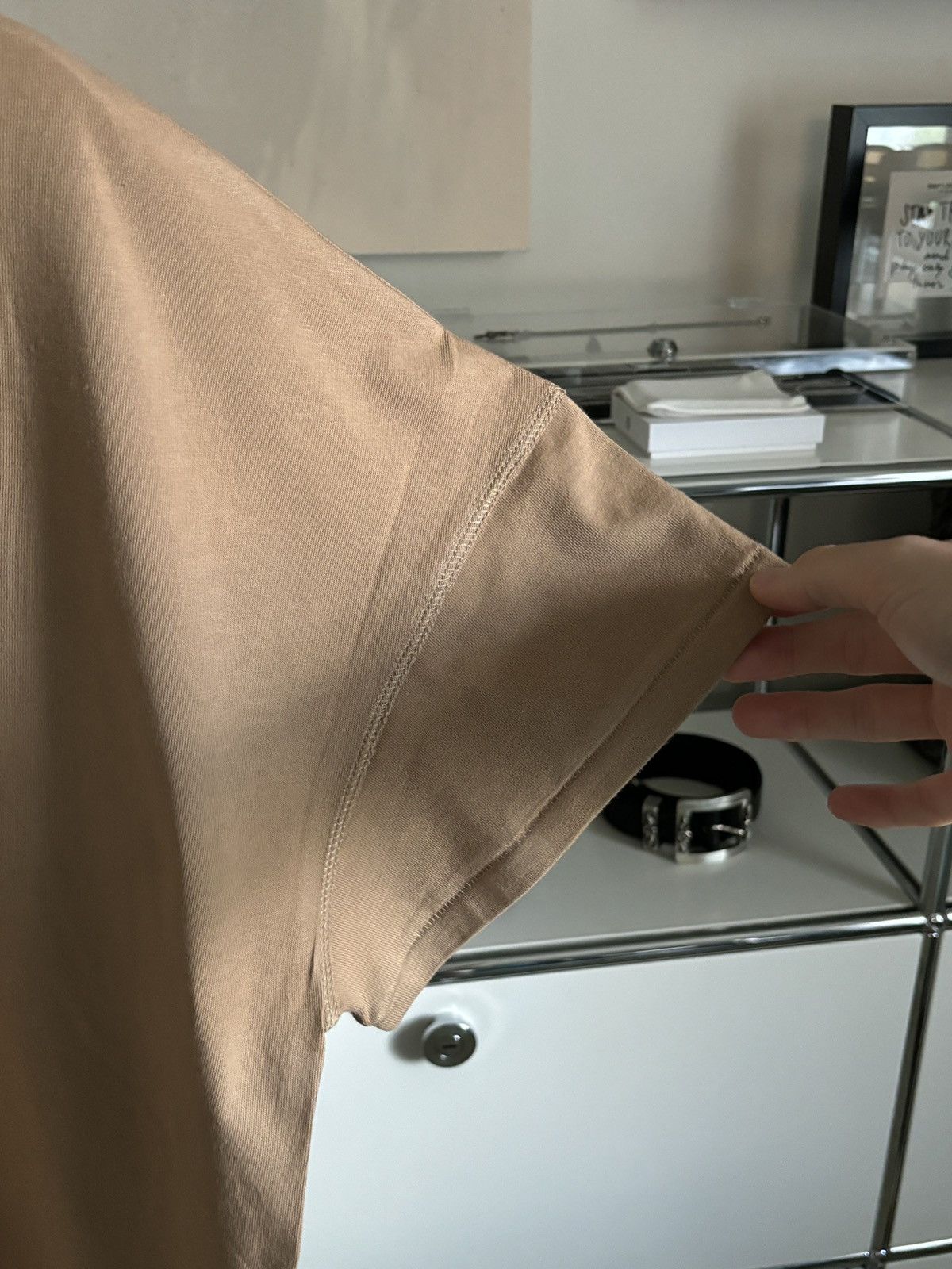 Rhude RHUDE VINTAGE BROWN REVERSE LOGO TEE Size US M / EU 48-50 / 2 - 6 Thumbnail