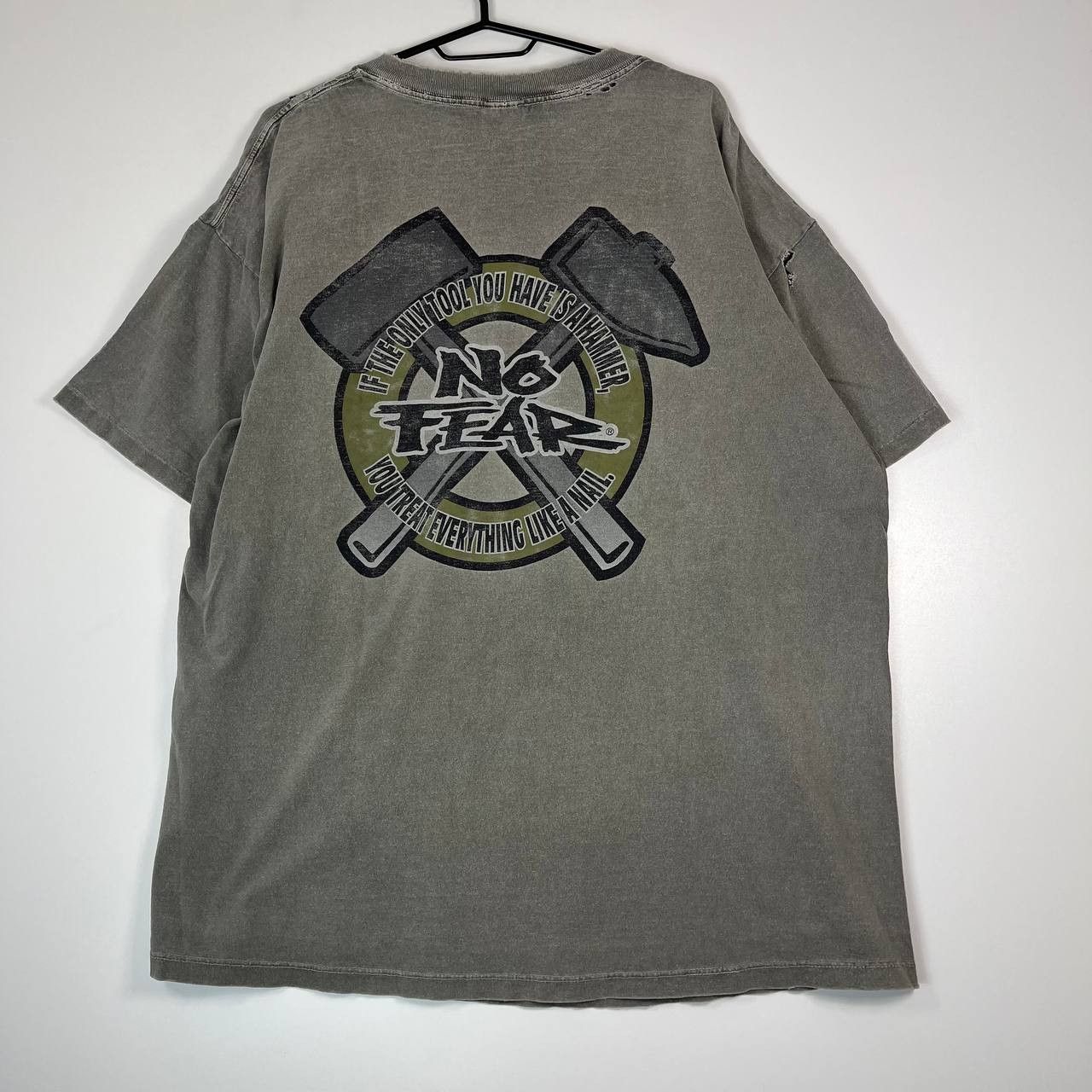 No Fear No Fear Vintage Graphic T Shirt Made In Usa Cotton Size XL Size US XL / EU 56 / 4 - 1 Thumbnail