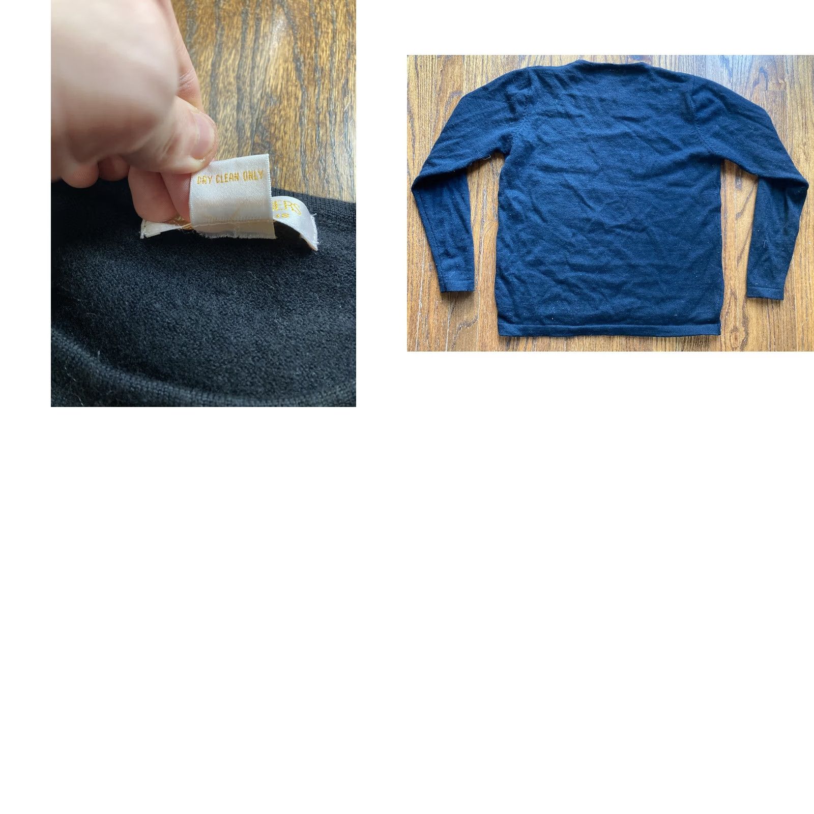 Brooks Brothers VINTAGE Brooks Brothers Sweater Women Medium Regular Black Wool Merino Preppy Pullover Long Sleeve Casual 100% M Size M / US 6-8 / IT 42-44 - 8 Thumbnail