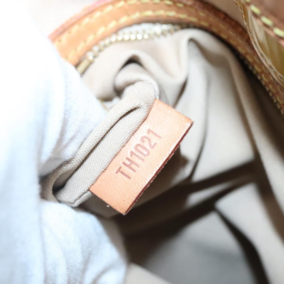 Louis Vuitton LOUIS VUITTON Monogram Vernis Reade MM Hand Bag Beige M91141 Size ONE SIZE - 12 Thumbnail