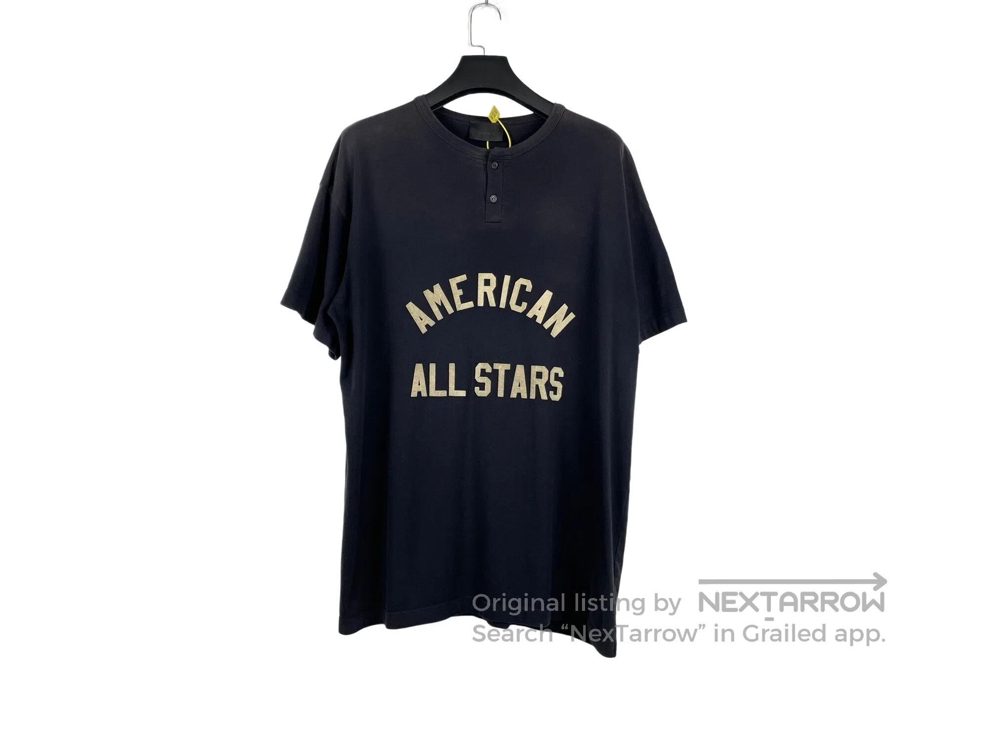 Fear of God FEAR OF GOD Distressed Henley Neck Short Sleeve Size US L / EU 52-54 / 3 - 1 Thumbnail