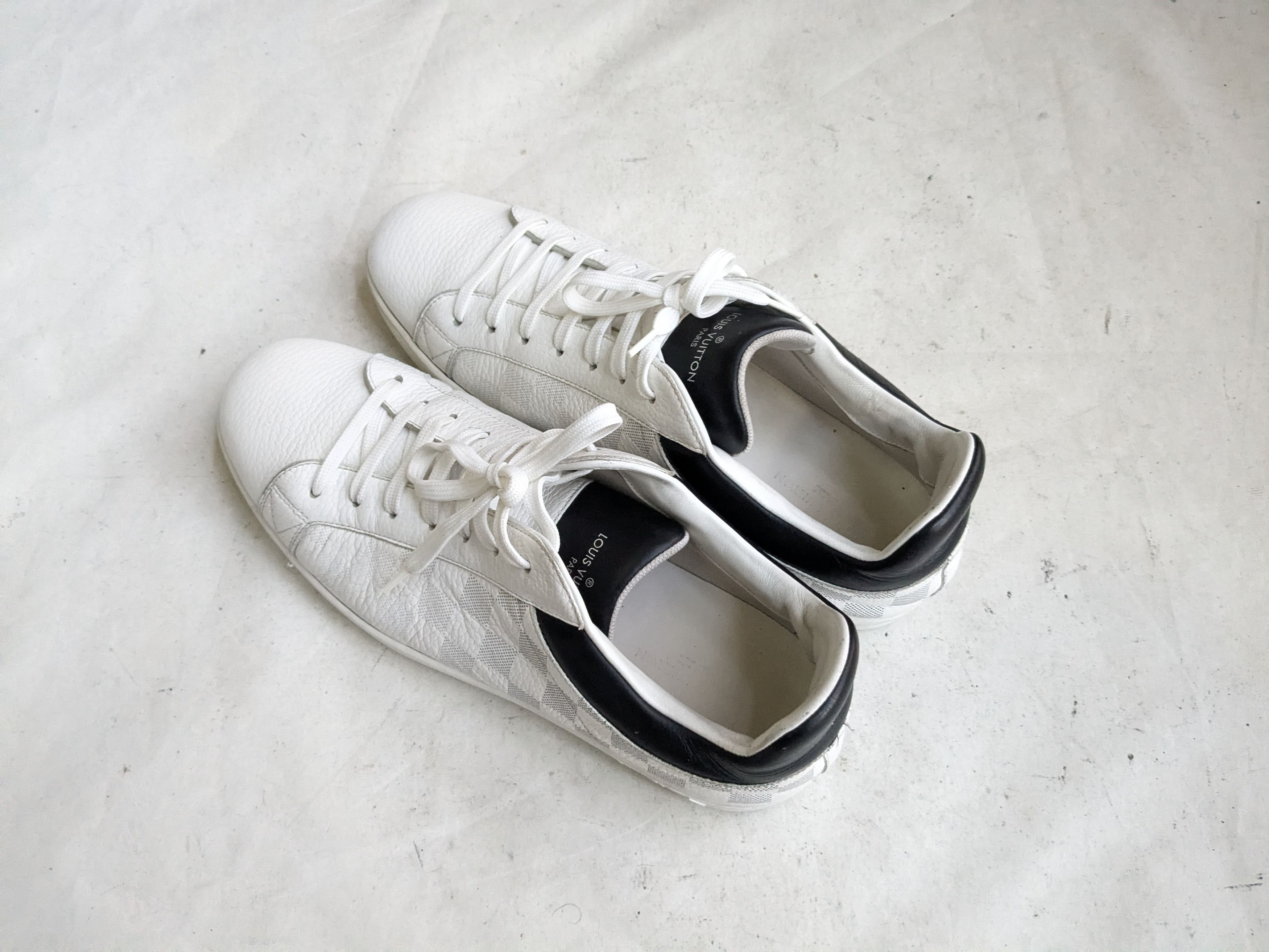 Louis Vuitton Louis Vuitton Sneakers White 10 Monogram Logo High Tops Size US 10 / EU 43 - 10 Thumbnail