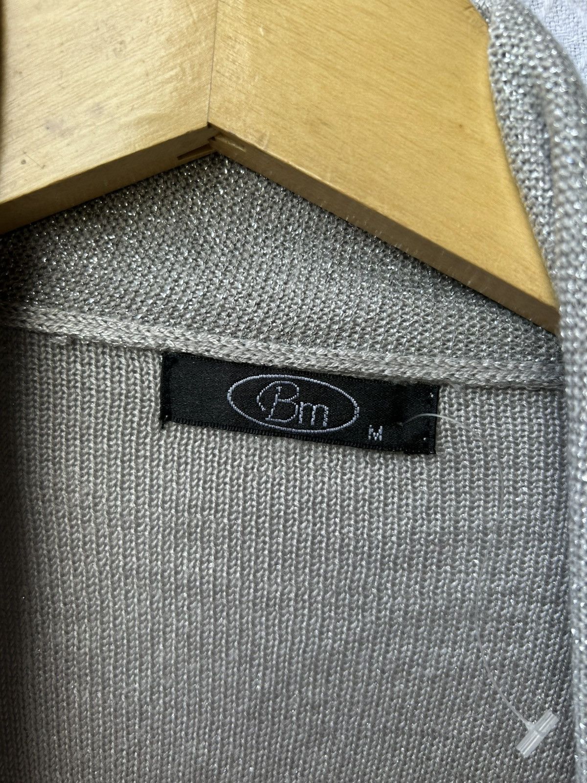 Beauty Beast × Japanese Brand Bm assymetrical cardigan knitted style Size US M / EU 48-50 / 2 - 6 Thumbnail
