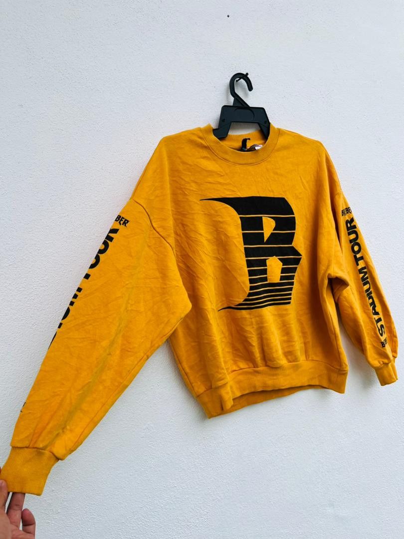 Band Tees × Japanese Brand Vintage Justin Bieber Stadium Tour Sweatshirt Size US M / EU 48-50 / 2 - 4 Thumbnail