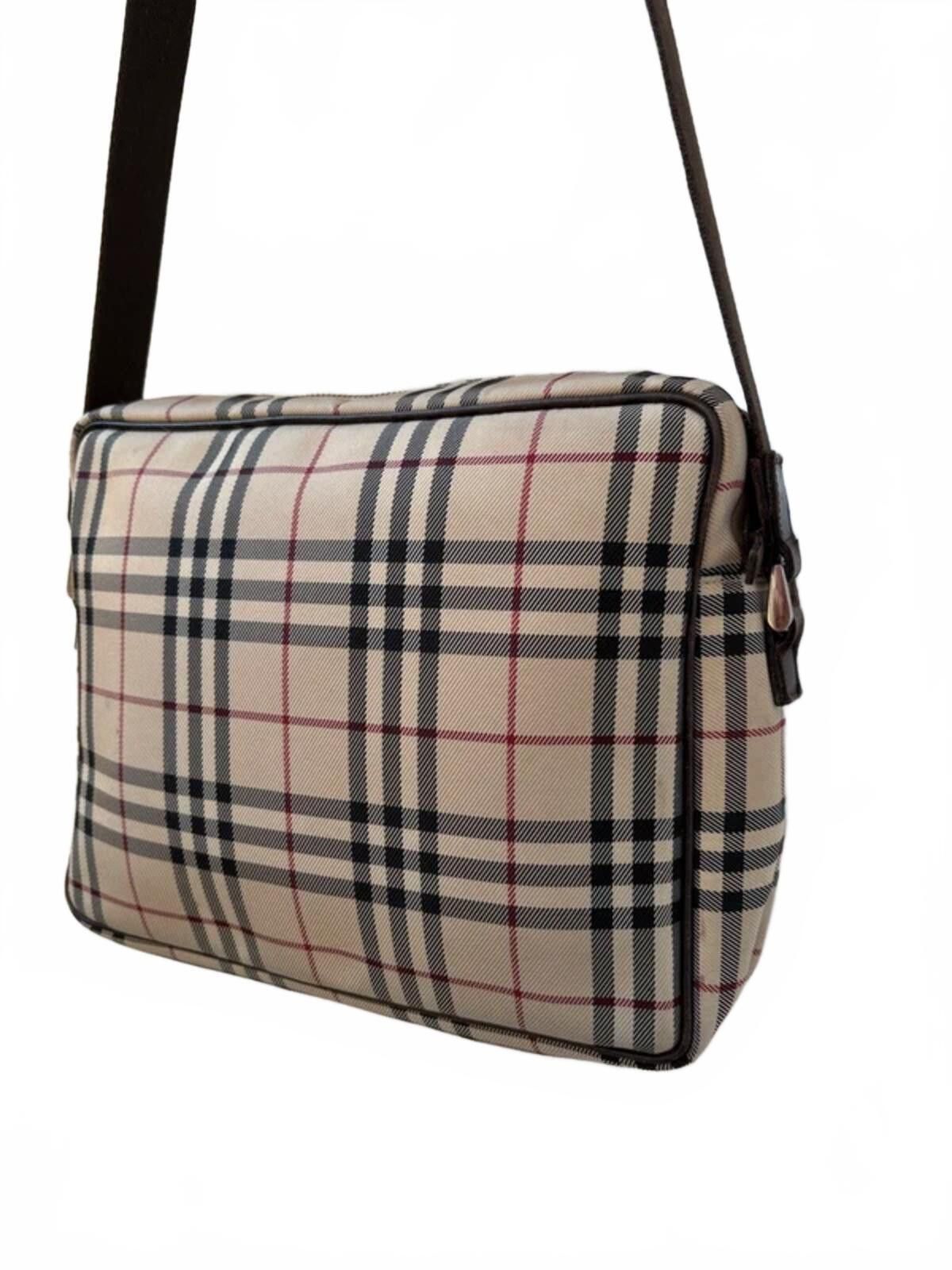 Burberry Burberry Check Horizontal Crossbody Messenger Bag Size ONE SIZE - 8 Thumbnail