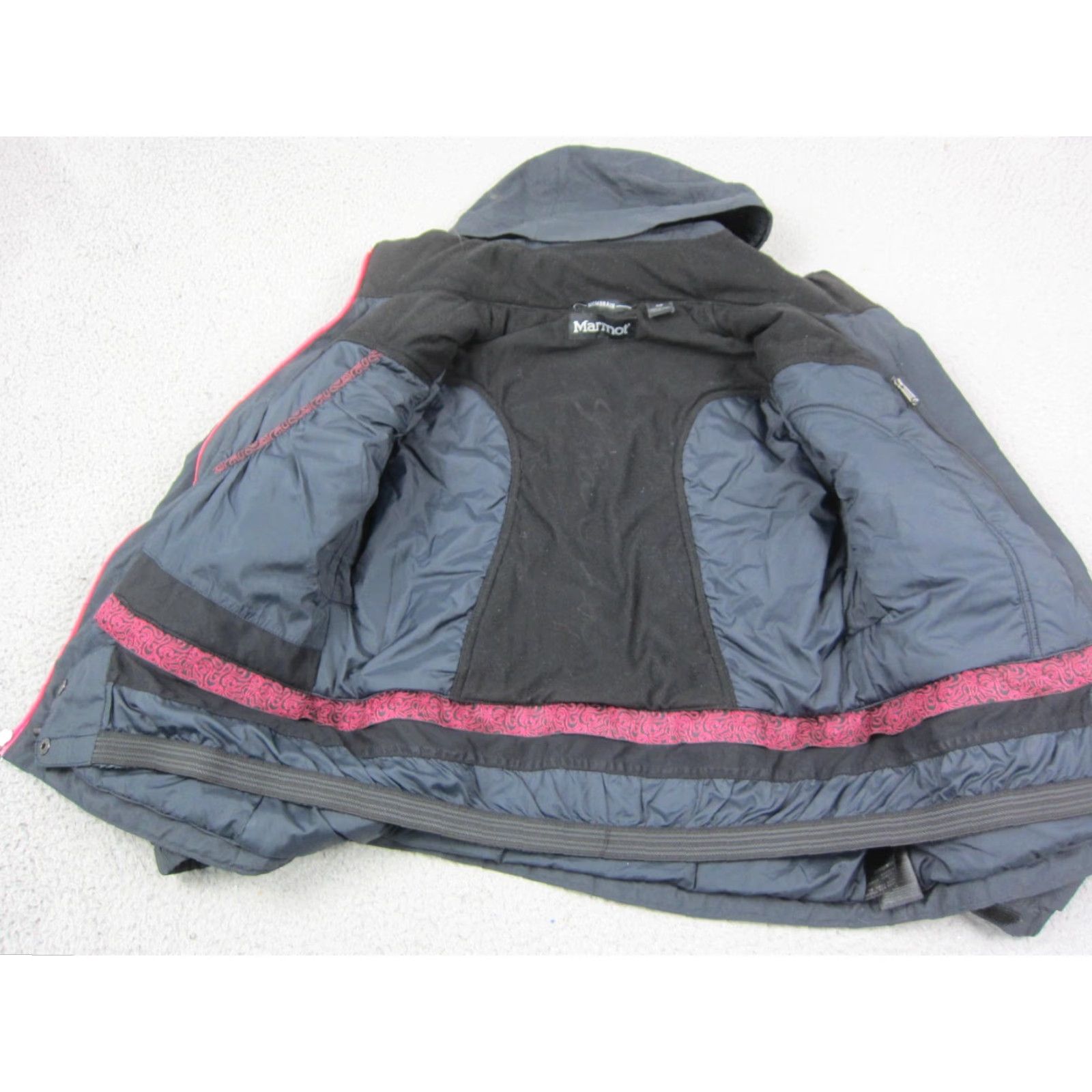 Marmot Marmot Womens Jacket Small Black Membrain Full Zip Windbreaker Hooded Raincoat Size S / US 4 / IT 40 - 5 Thumbnail