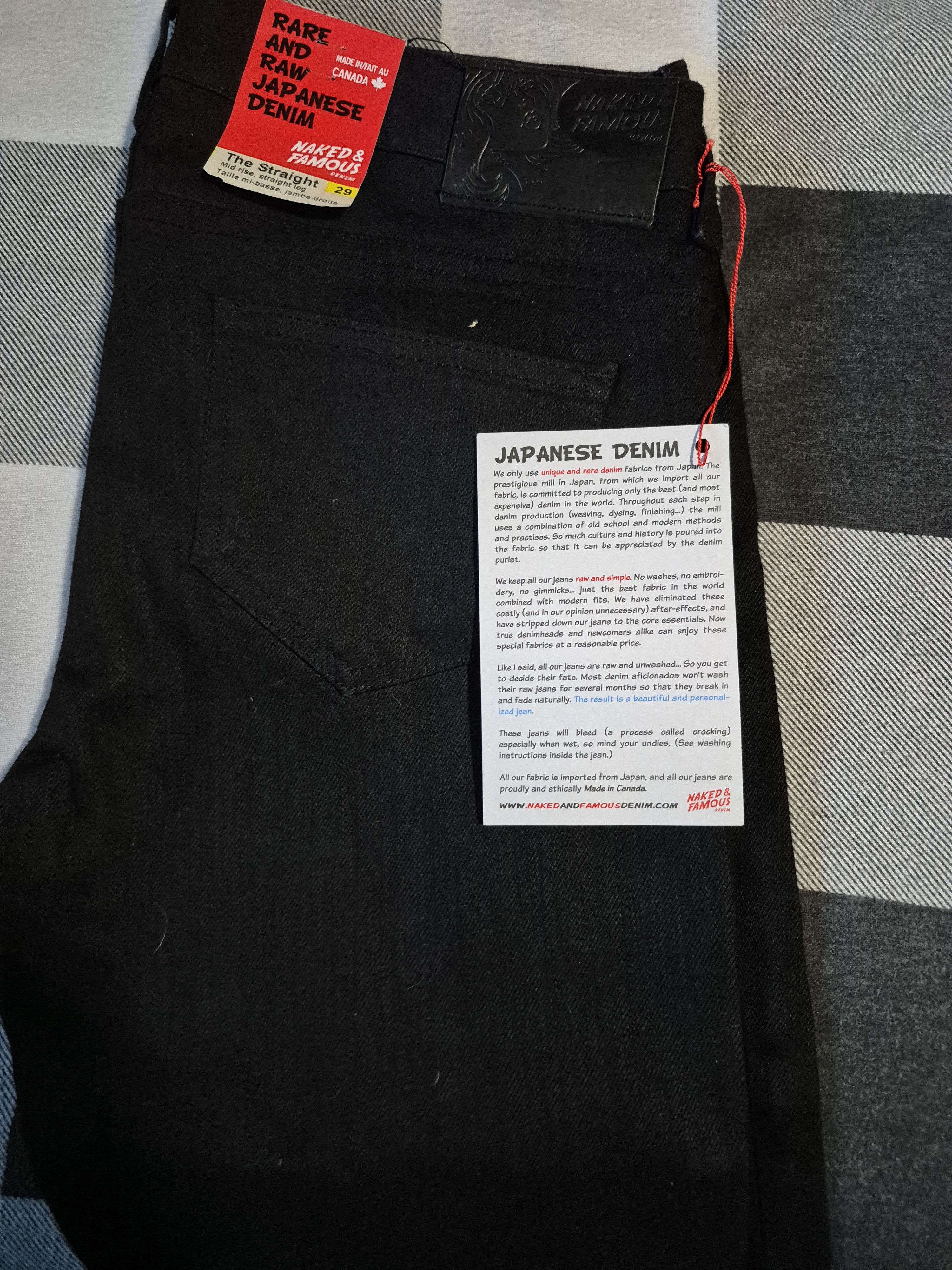 Naked & Famous Straight Size 29" - 1 Thumbnail