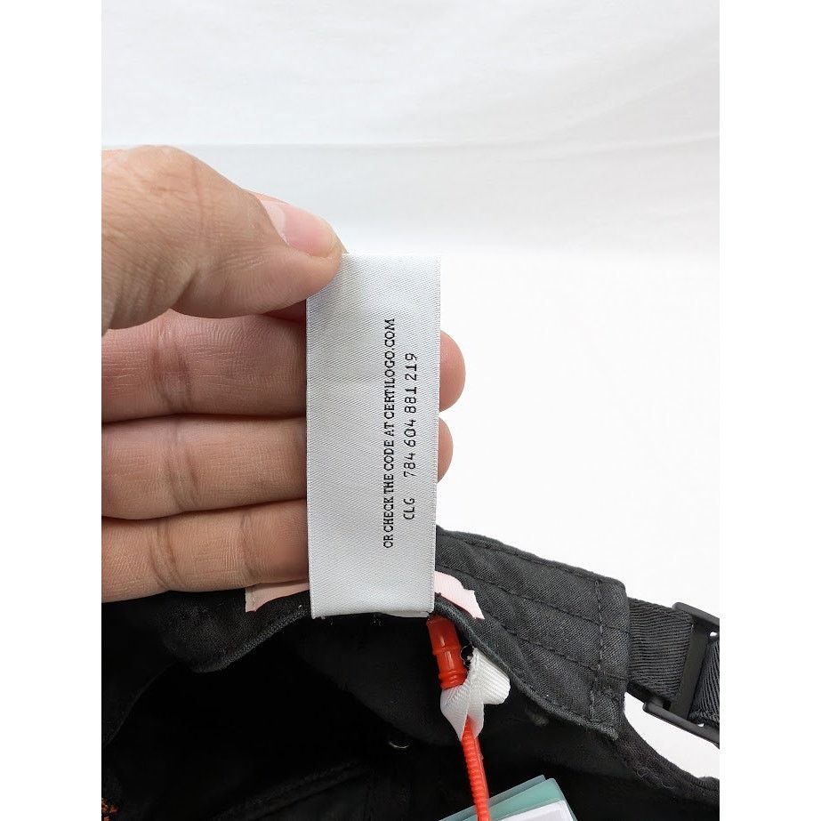 Off-White o1rshd1 Q:3 / Size: OS / Neen Baseball Cap / Hat in Black Size ONE SIZE - 14 Thumbnail