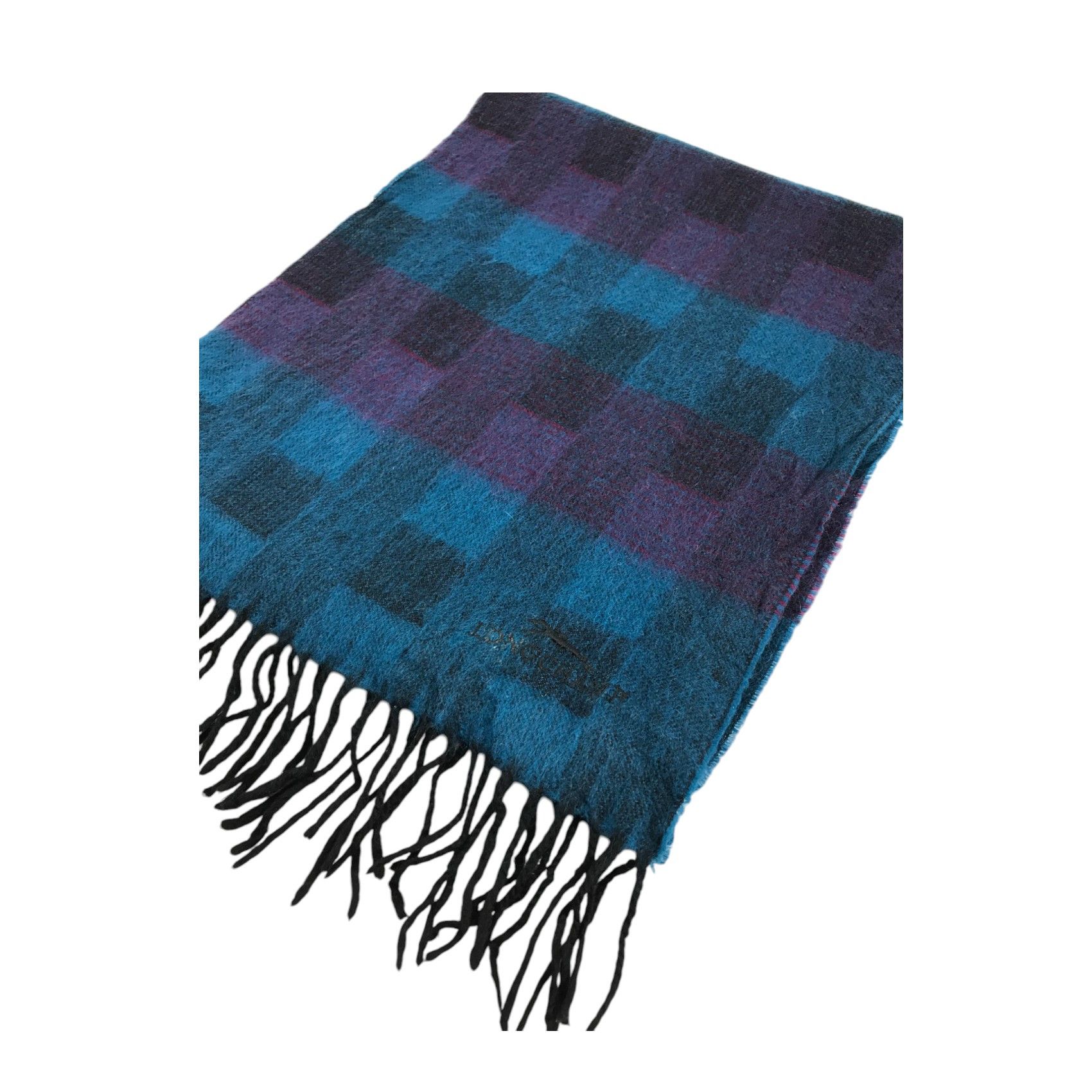 Longchamp × Vintage Longchamp Scarf / Muffler / Neckwear - WW1370 Size ONE SIZE - 3 Thumbnail