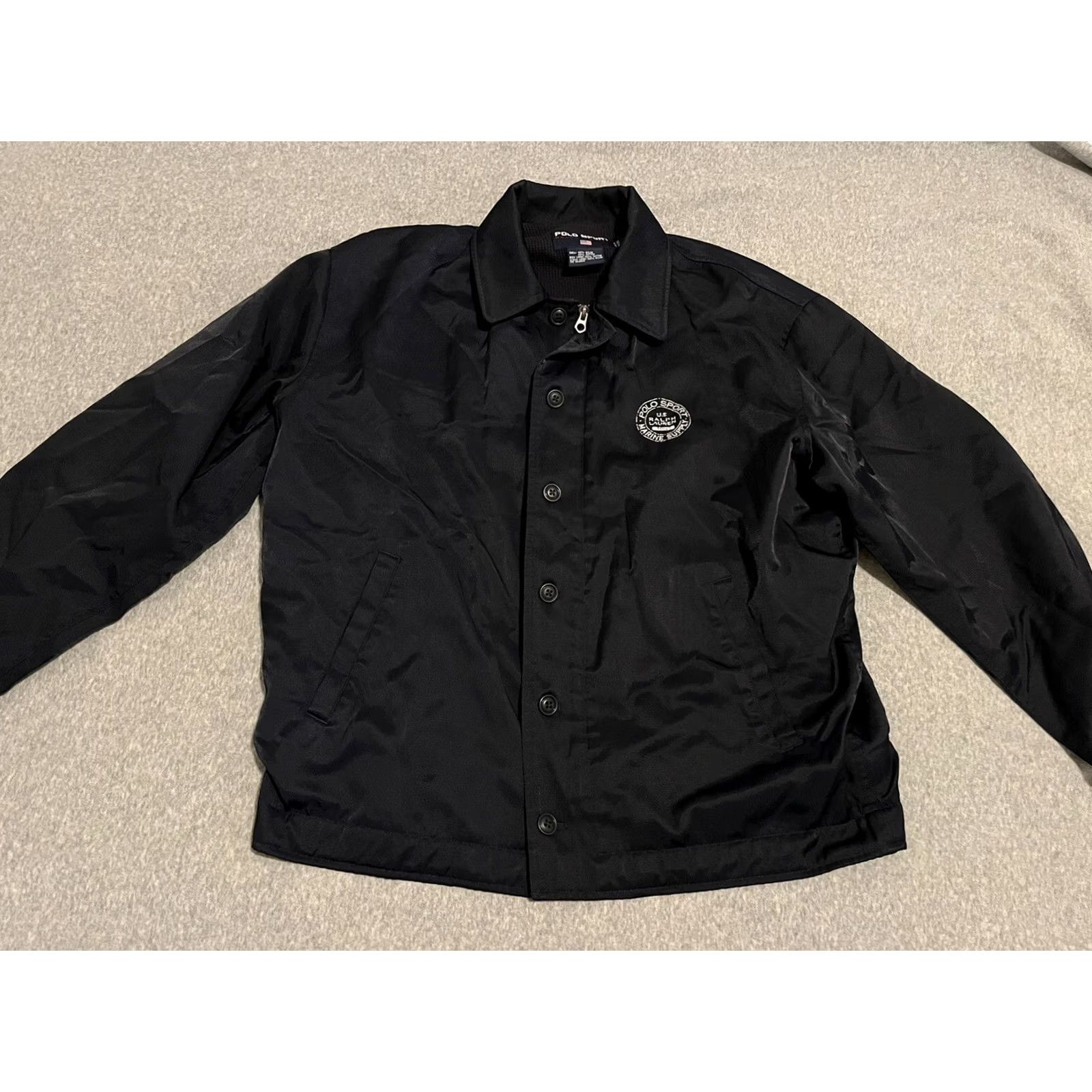Ralph Lauren VINTAGE Ralph Lauren Polo Sport Marine Supply Navy Blue Jacket Coat Large Size US L / EU 52-54 / 3 - 2 Thumbnail