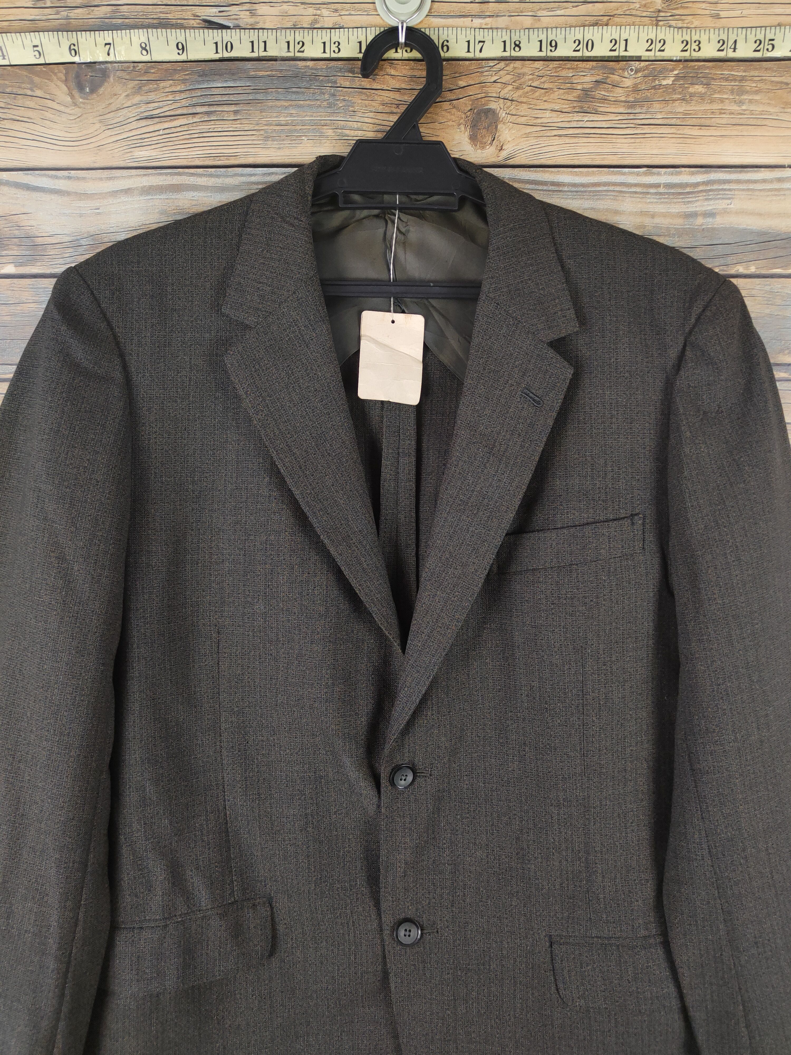 Vintage Authentic Vintage by Mages Dark Gray Blazers Size US M / EU 48-50 / 2 - 2 Thumbnail