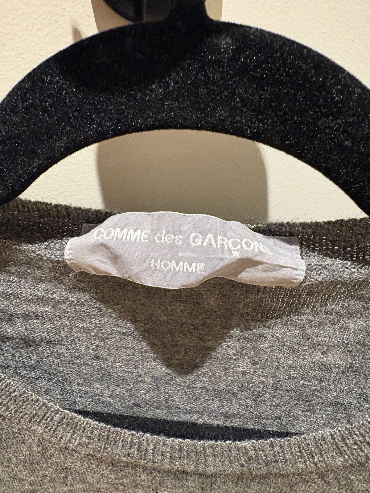 Comme des Garcons Homme Comme des Garcons homme 90s grey sweater Size US M / EU 48-50 / 2 - 2 Thumbnail