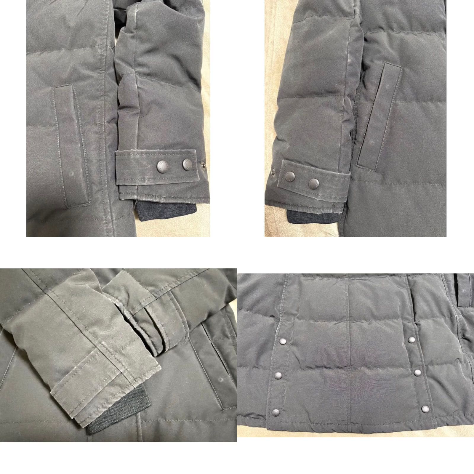 Canada Goose VINTAGE? No. Canada Goose MACKENZIE Polyester×cotton Down jacket S Ladies' Black 2302JL Soth Size M / US 6-8 / IT 42-44 - 8 Thumbnail