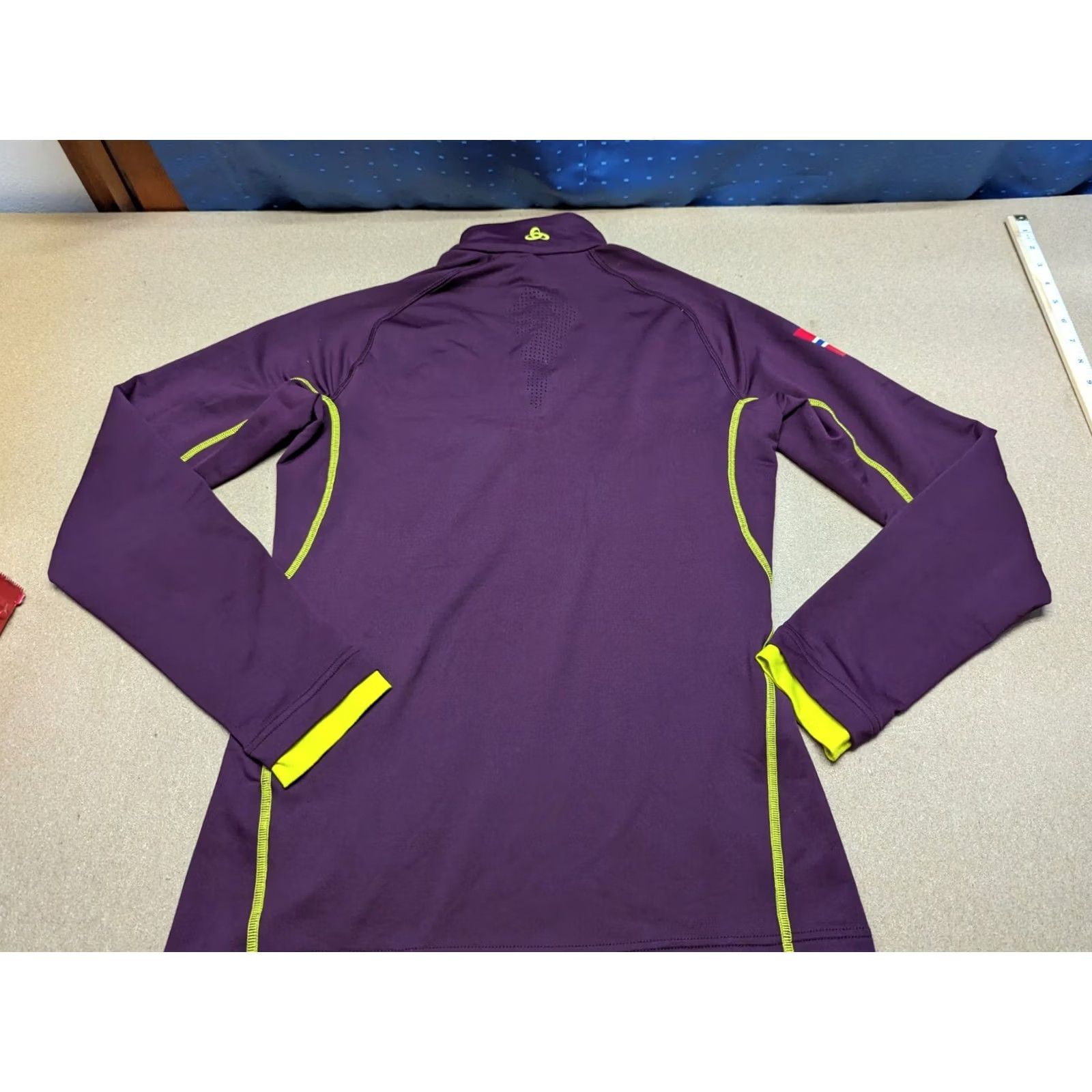 Odlo ODLO Base Layer Shirt Womens Medium Ski DNB Norway Statkraft Cross Country Shirt Mens? Size M / US 6-8 / IT 42-44 - 2 Thumbnail
