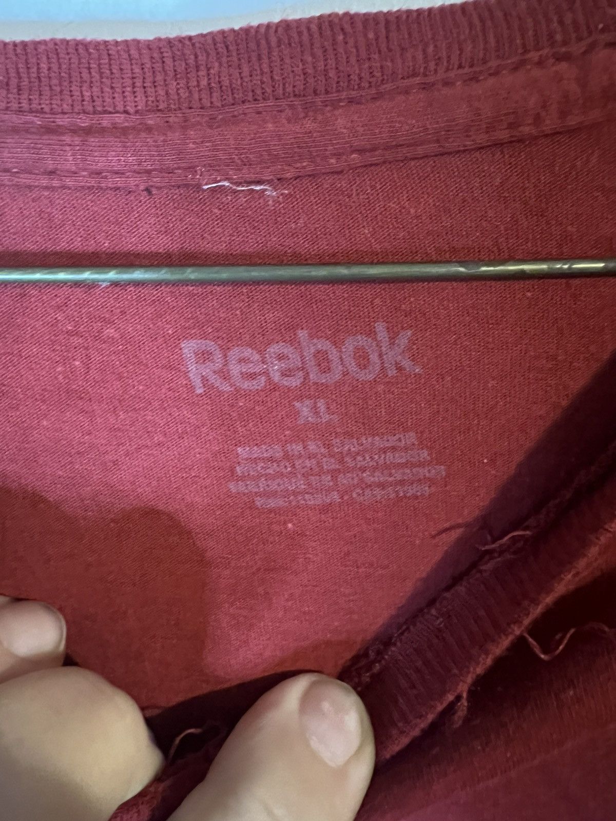 Reebok Mens Xl Detroit Red Wings Tshirt Size US XL / EU 56 / 4 - 3 Thumbnail