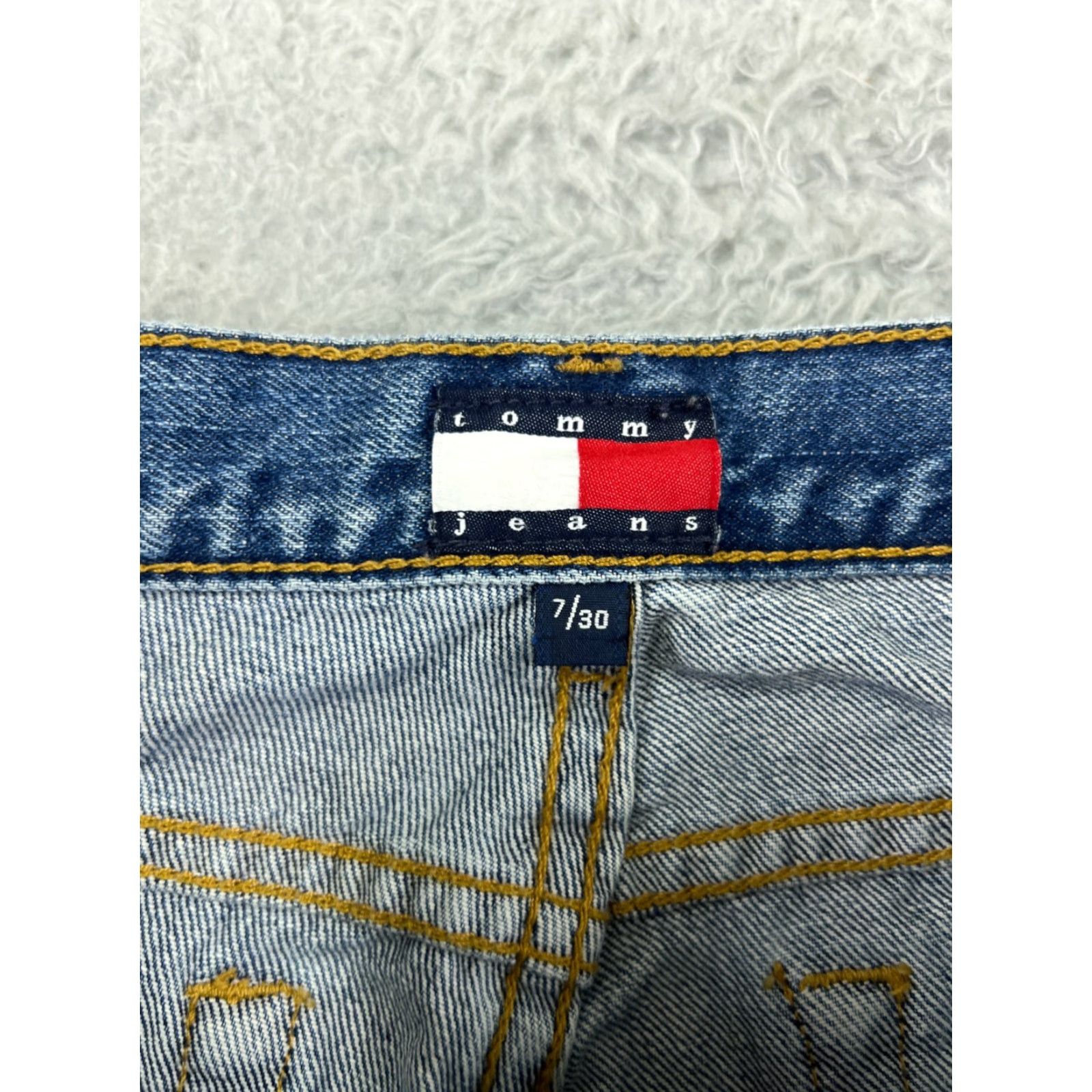 Tommy Hilfiger Tommy Hilfiger Jeans Womens 7 Blue Denim Bootcut Mid Rise 5-Pocket Design Cotton Blend Stretch Size 28" / US 6 / IT 42 - 4 Thumbnail