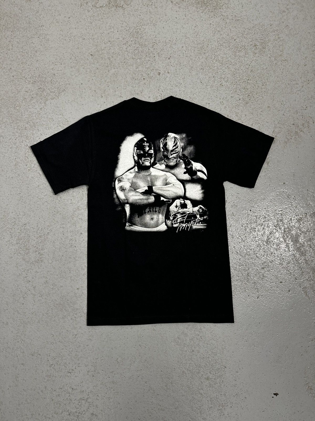 WWE Vintage 00s WWE Rey Mysterio Fruit Of The Loom T-Shirt Size US S / EU 44-46 / 1 - 9 Thumbnail